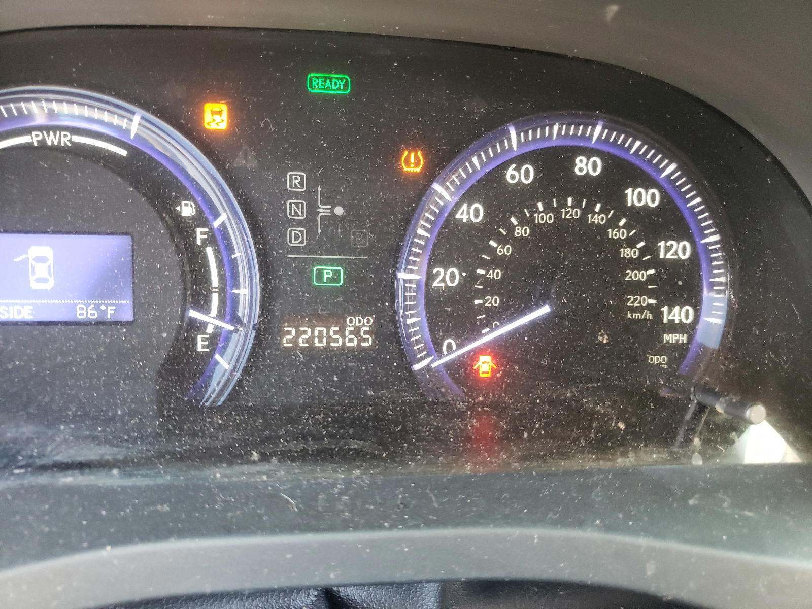 Photo 8 from auction – 2010 LEXUS HS 250H with VIN JTHBB1BA4A2034512