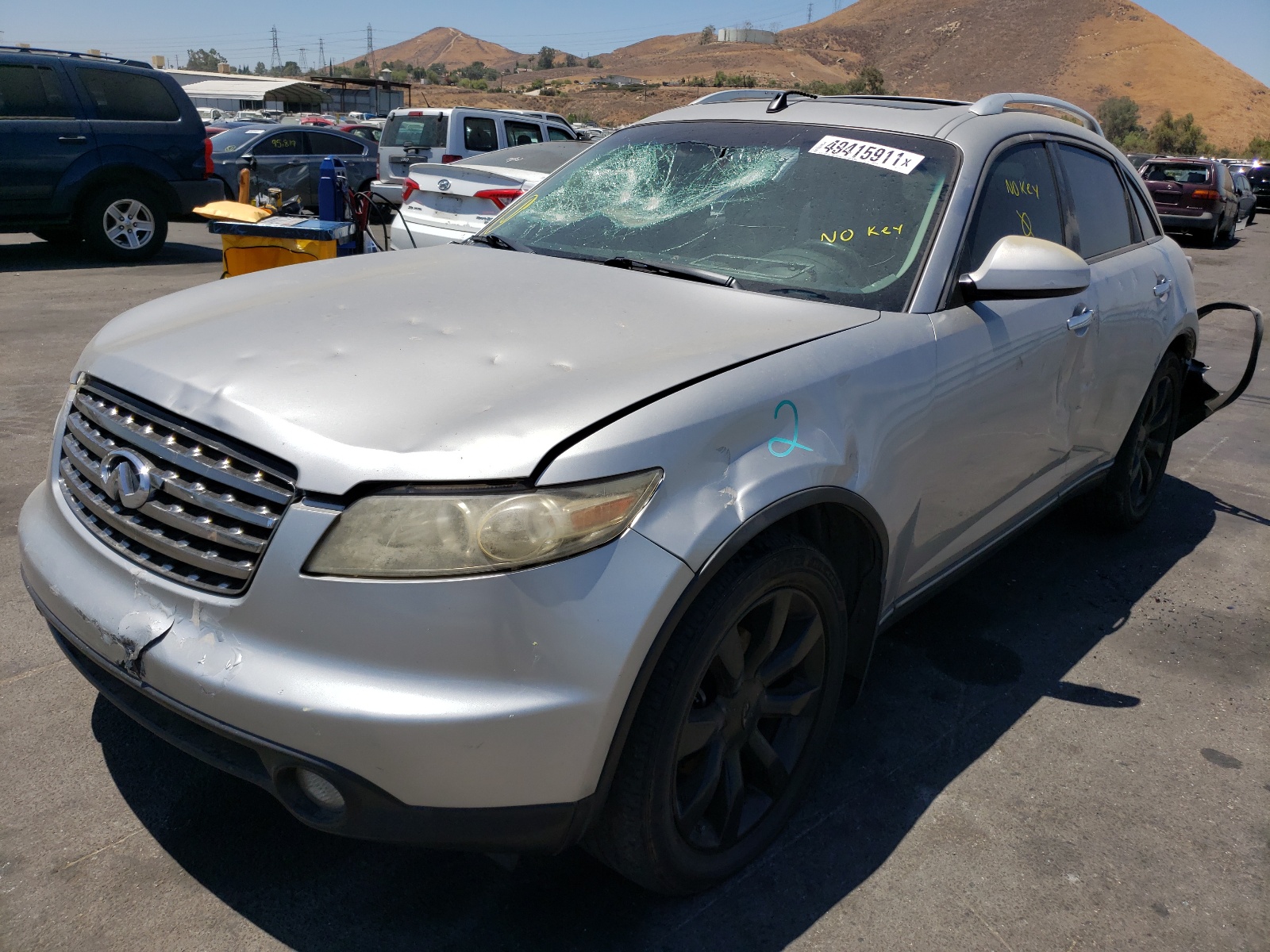 Photo 2 from auction – 2005 INFINITI FX35 with VIN JNRAS08W45X220411