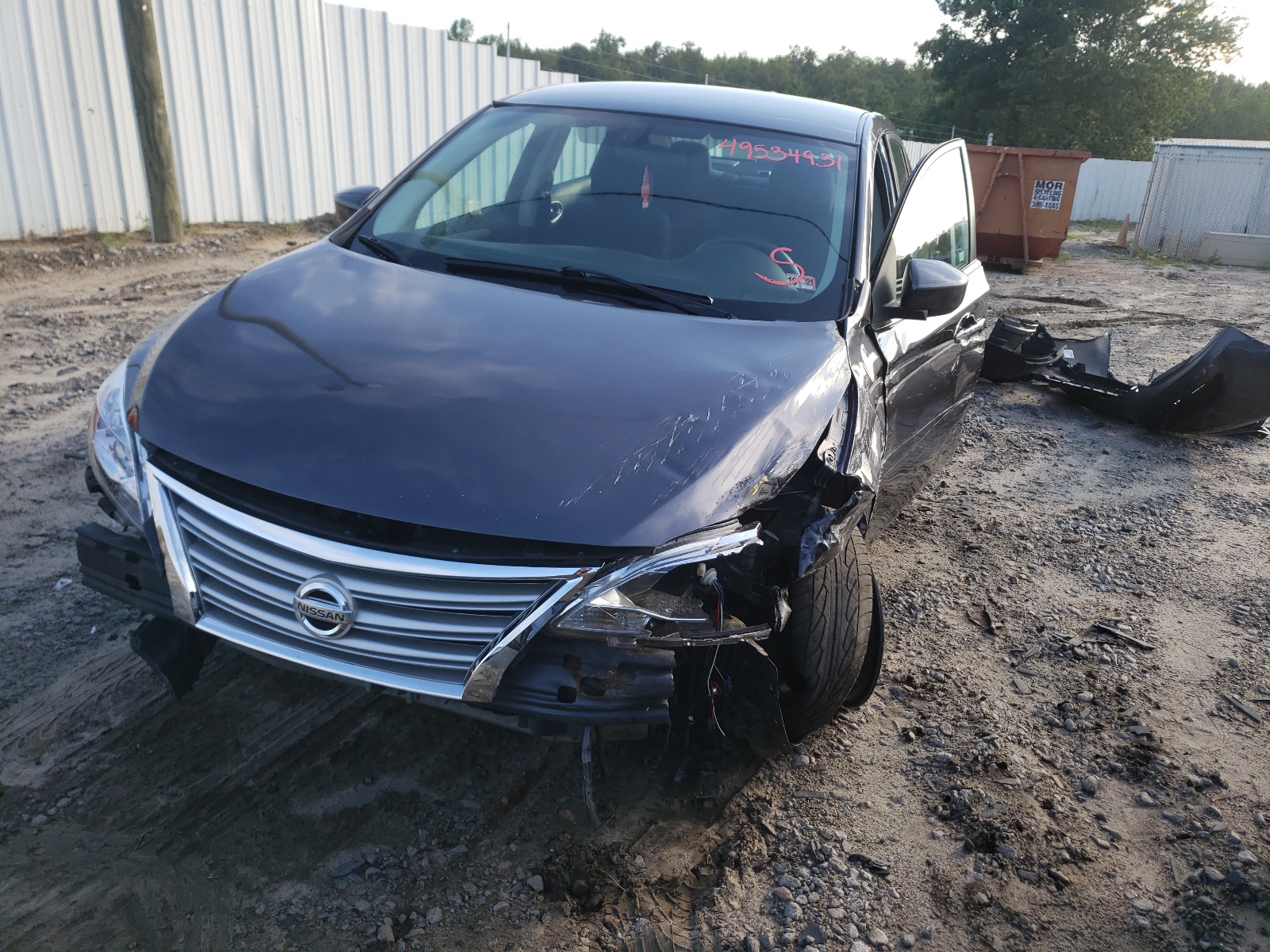 Photo 2 from auction – 2014 NISSAN SENTRA S with VIN 3N1AB7AP8EY214799