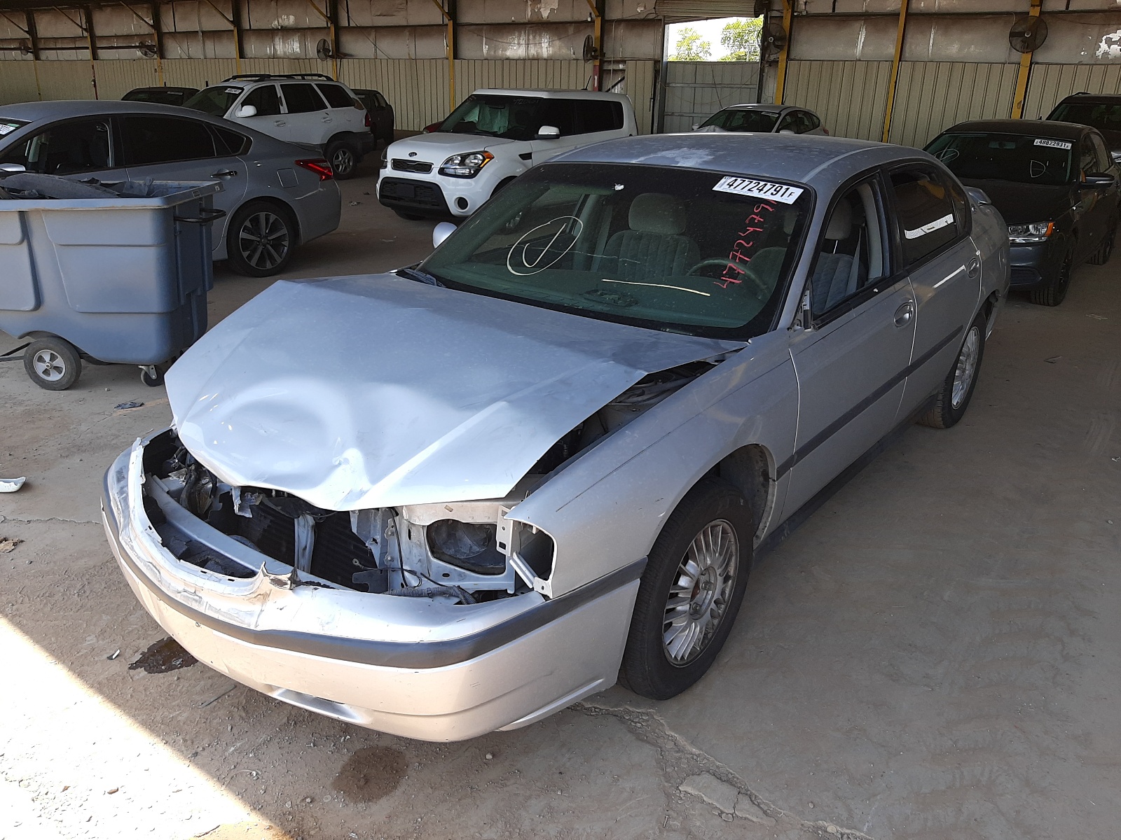 Photo 2 from auction – 2000 CHEVROLET IMPALA with VIN 2G1WF55KXY9167430