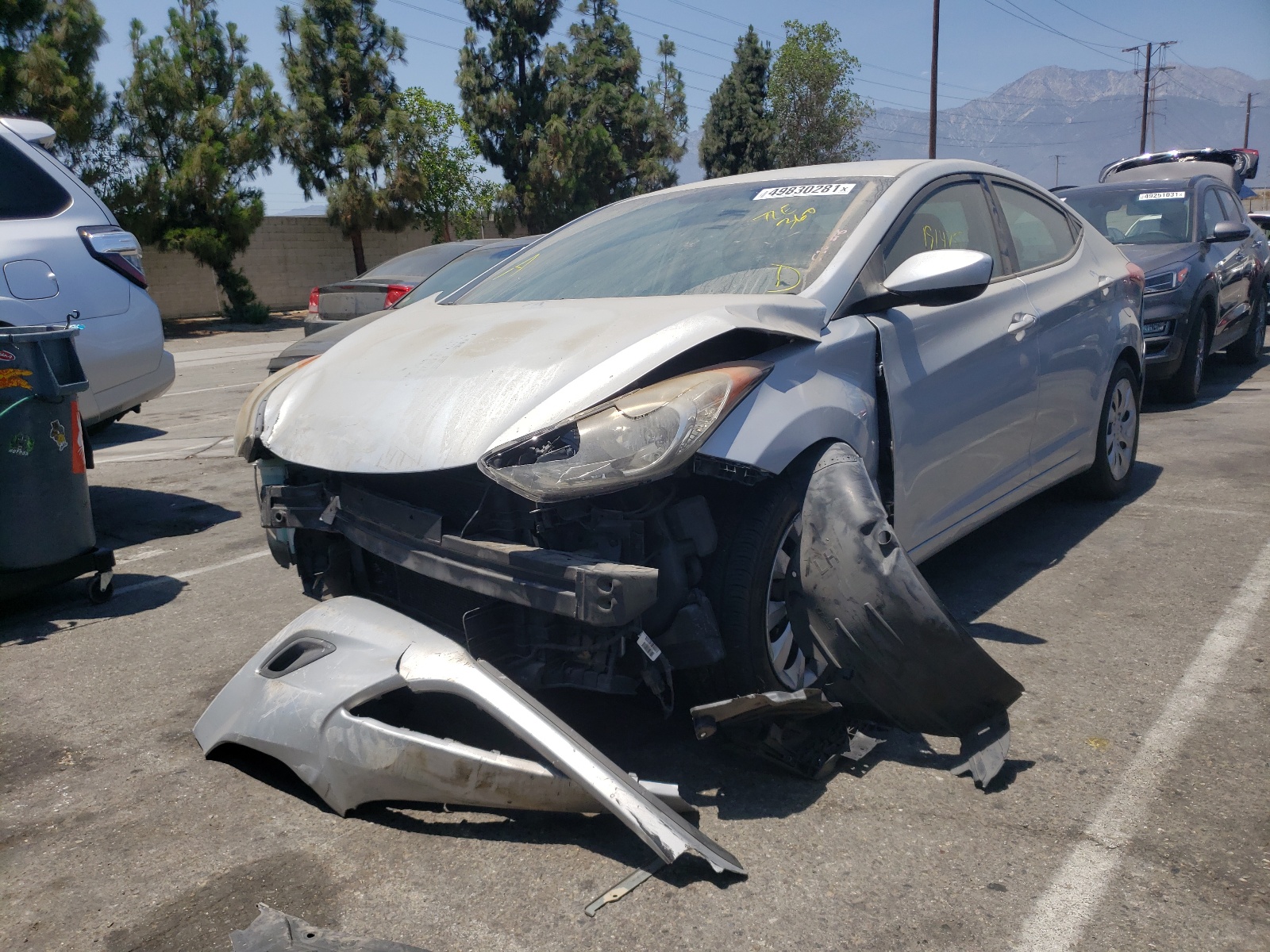 Photo 2 from auction – 2011 HYUNDAI ELANTRA GL with VIN 5NPDH4AE7BH055336