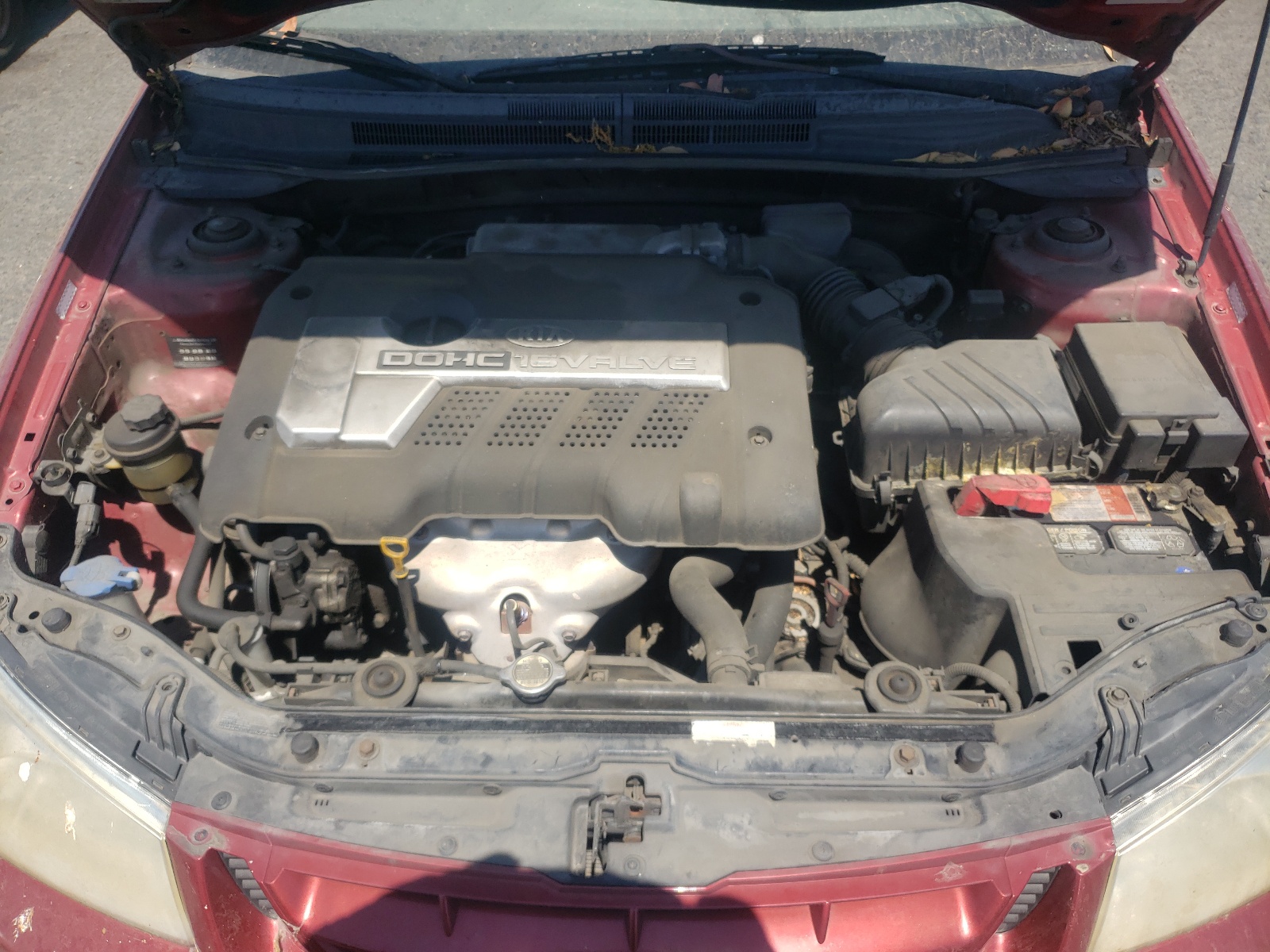 Photo 7 from auction – 2005 KIA SPECTRA LX with VIN KNAFE121855197451