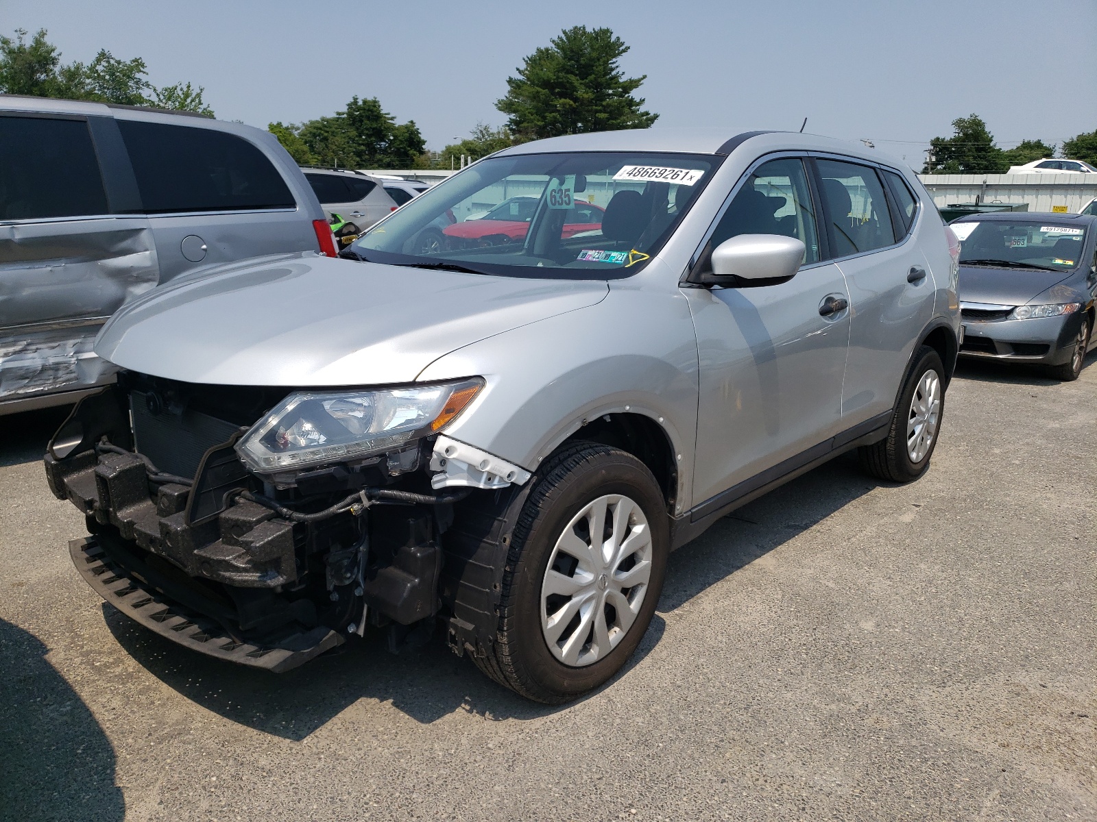 Photo 2 from auction – 2016 NISSAN ROGUE S with VIN KNMAT2MV9GP676297