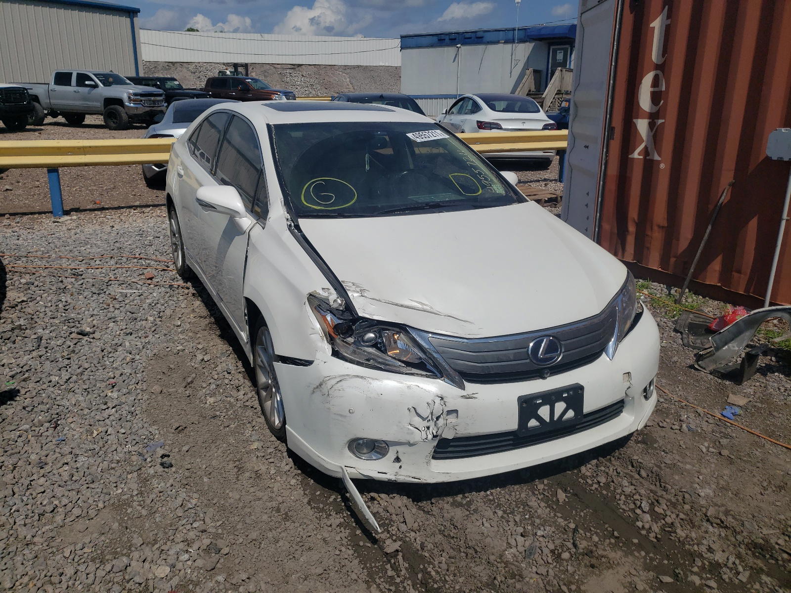 LEXUS HS 250H 2010 with VIN JTHBB1BA4A2034512 - Photo from auction