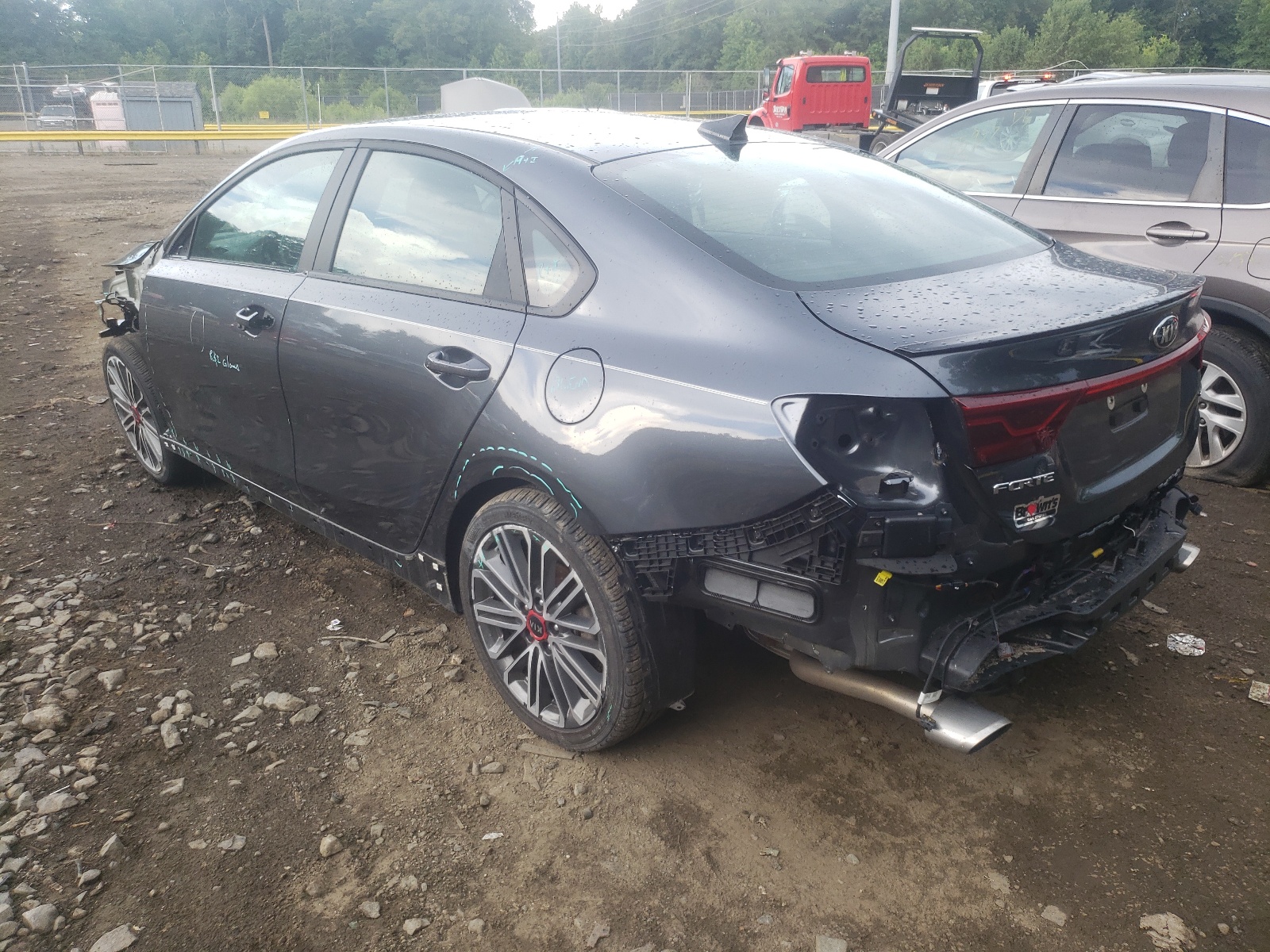 Photo 3 from auction – 2021 KIA FORTE GT with VIN 3KPF44AC9ME293165