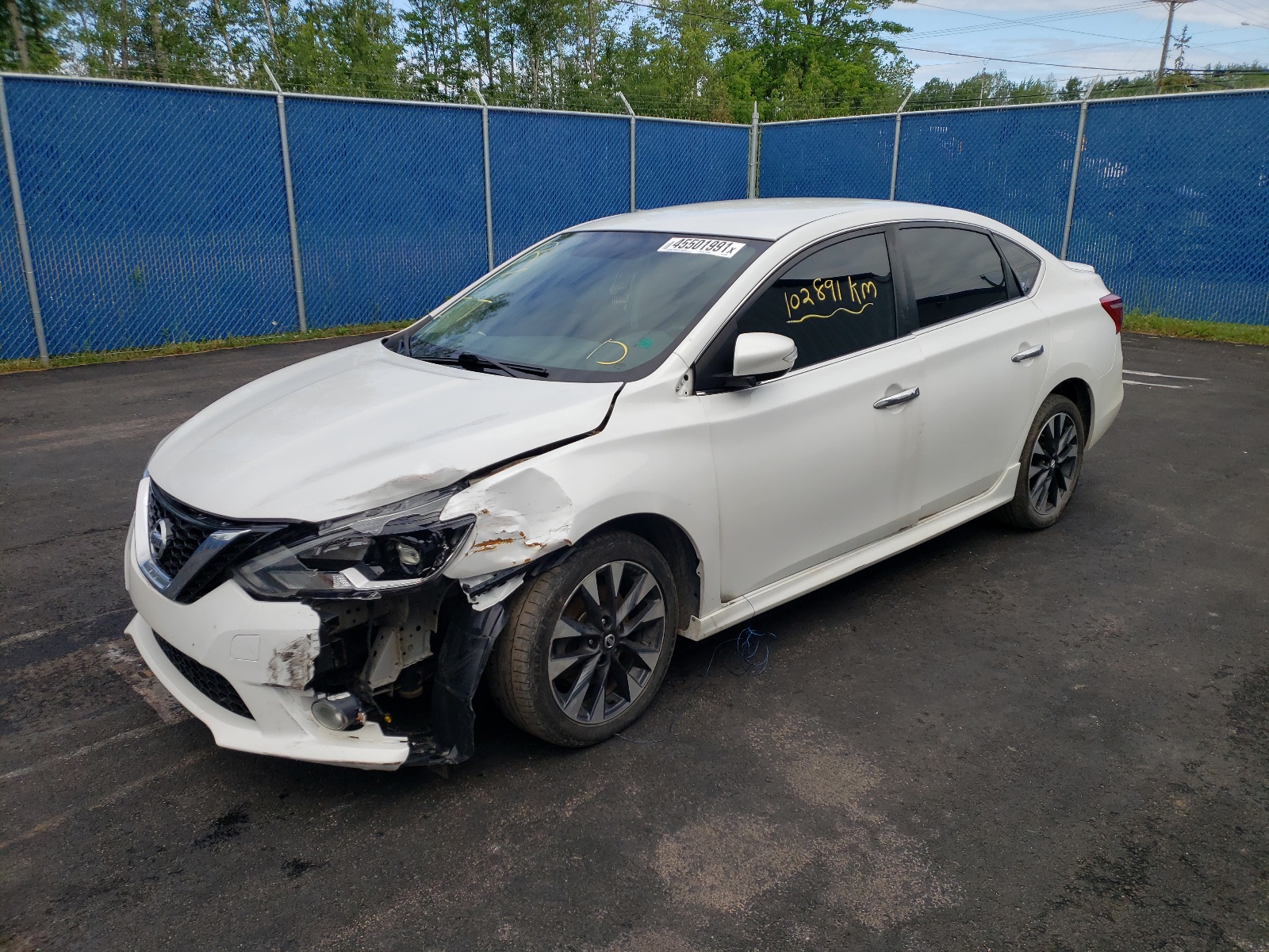 Photo 2 from auction – 2017 NISSAN SENTRA SR with VIN 3N1CB7AP6HY204091