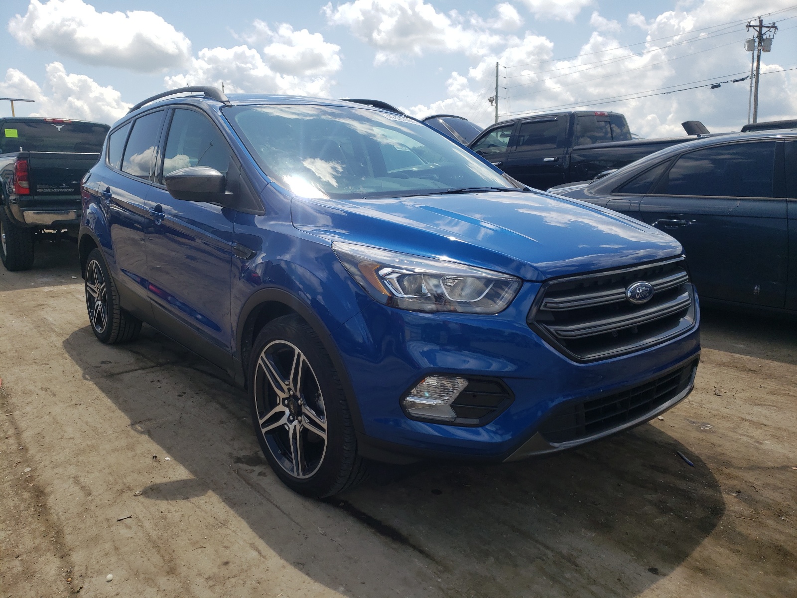 FORD ESCAPE SEL 2019 with VIN 1FMCU0HD5KUB47138 - Photo from auction