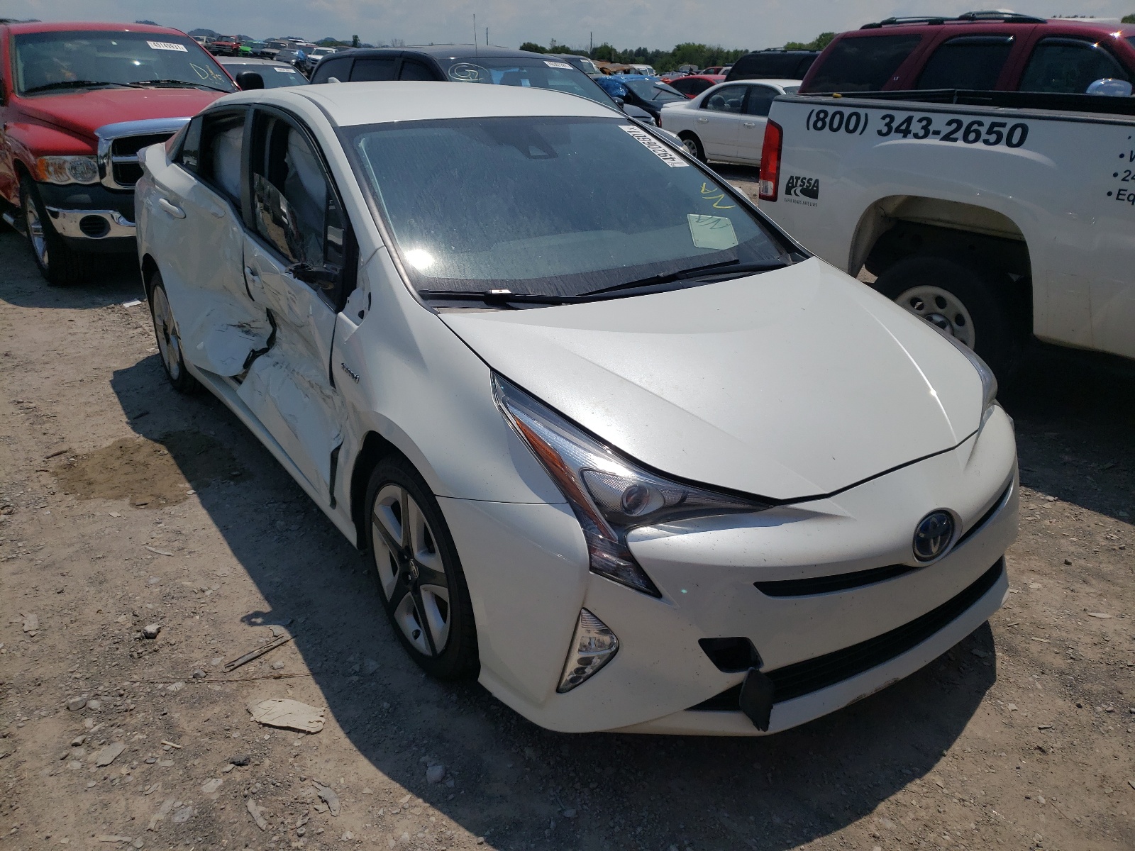 Photo 1 from auction – 2017 TOYOTA PRIUS with VIN JTDKARFU4H3037423