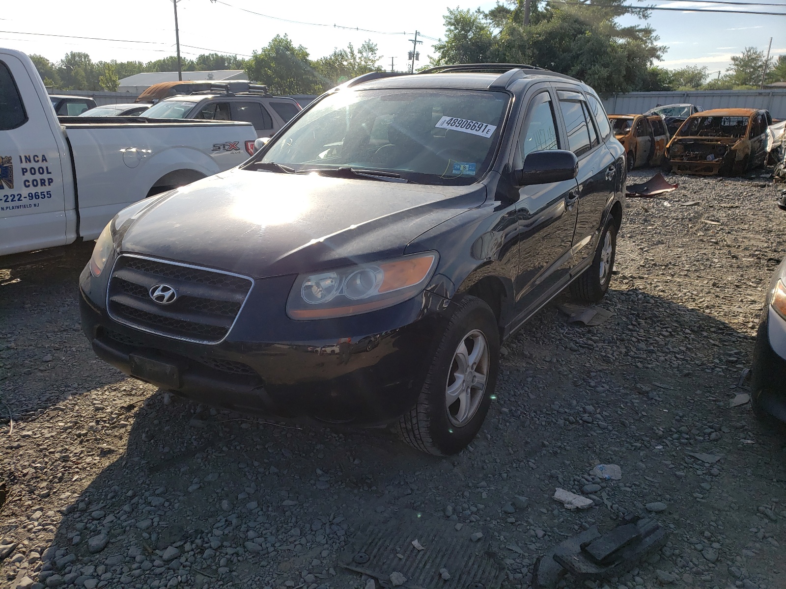 Photo 2 from auction – 2007 HYUNDAI SANTA FE G with VIN 5NMSG13D87H128442