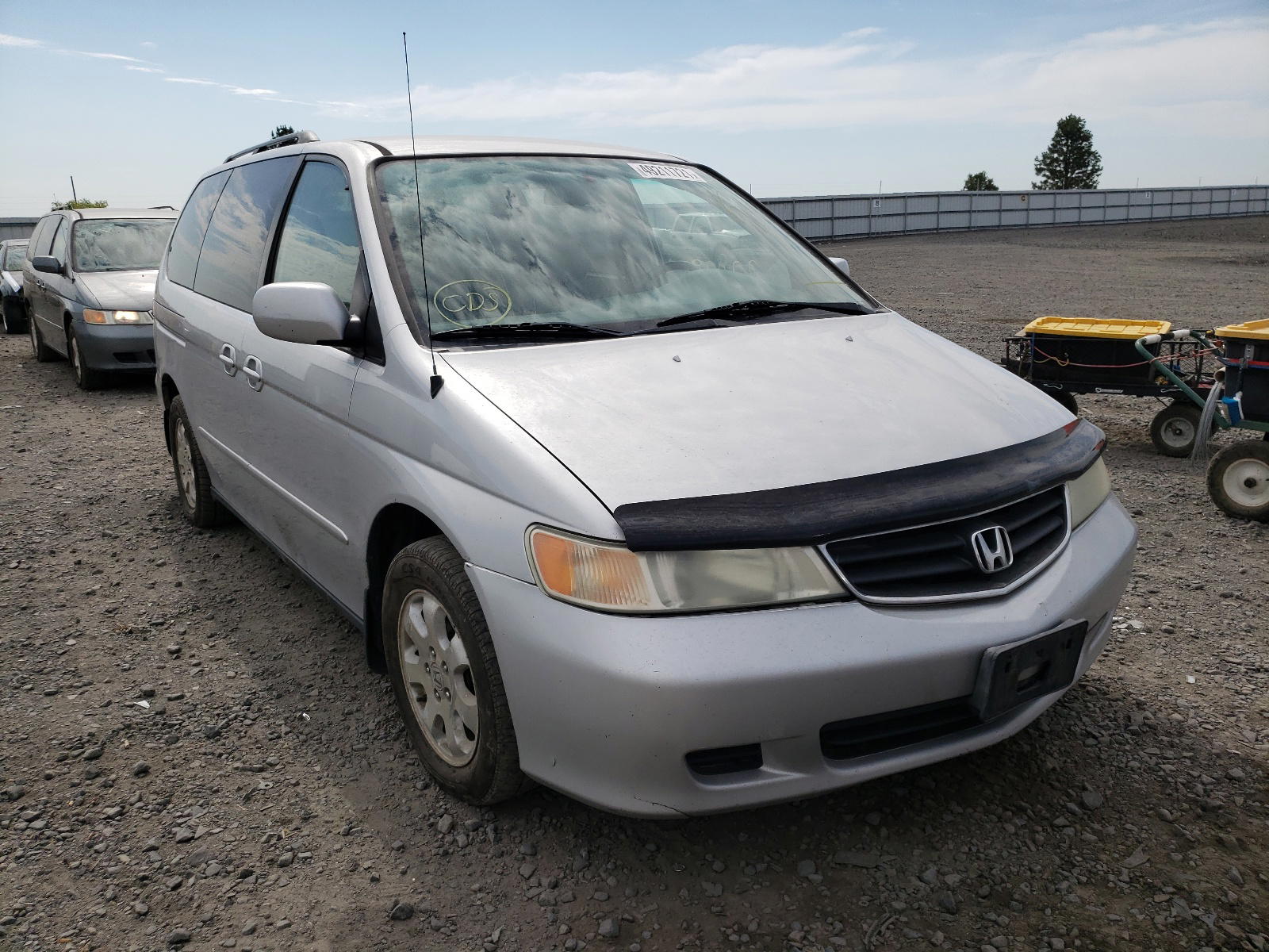 HONDA ODYSSEY EX 2002 with VIN 5FNRL18092B035441 - Photo from auction