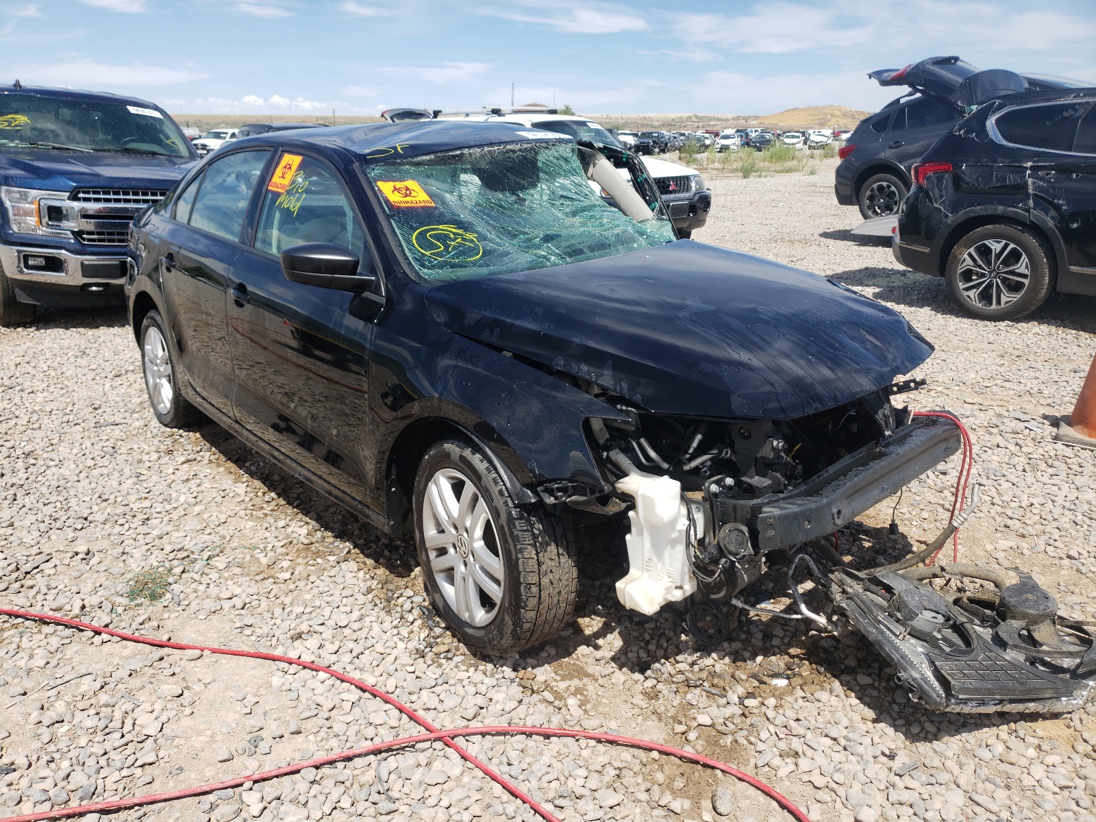 VOLKSWAGEN JETTA BASE 2015 with VIN 3VW2K7AJ2FM241550 - Photo from auction