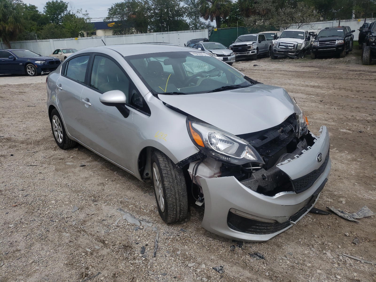 KIA RIO LX 2017 with VIN KNADM4A37H6043794 - Photo from auction