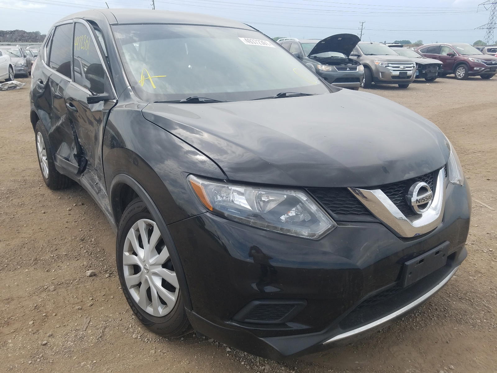 NISSAN ROGUE S 2016 with VIN KNMAT2MT8GP691310 - Photo from auction