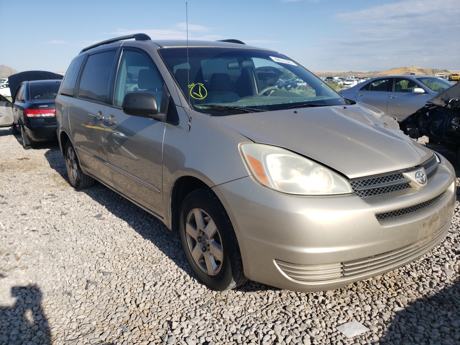 TOYOTA SIENNA CE 2005 with VIN 5TDZA23C75S320393 - Photo from auction