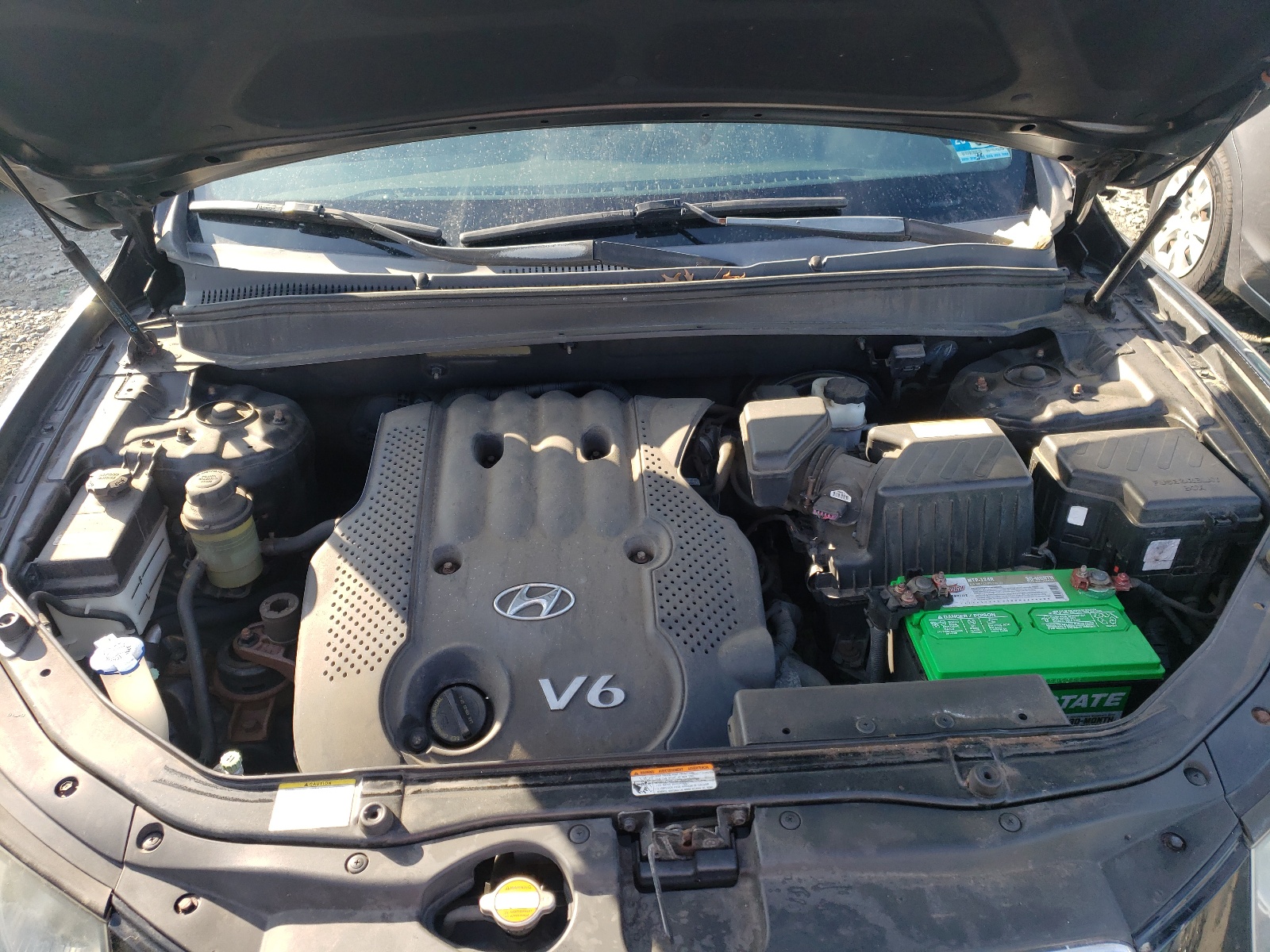 Photo 7 from auction – 2007 HYUNDAI SANTA FE G with VIN 5NMSG13D87H128442