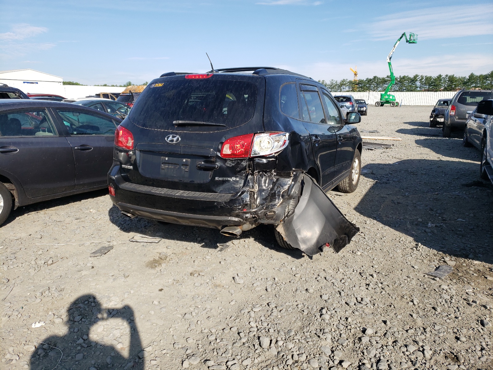 Photo 9 from auction – 2007 HYUNDAI SANTA FE G with VIN 5NMSG13D87H128442
