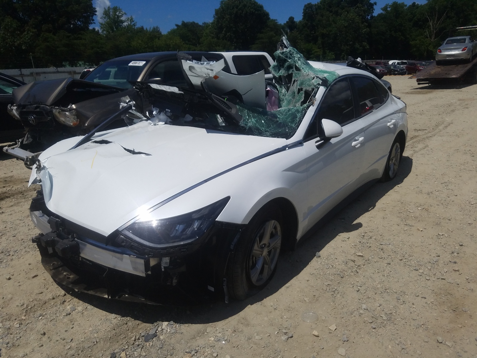 Photo 2 from auction – 2021 HYUNDAI SONATA SE with VIN 5NPEG4JA4MH072201