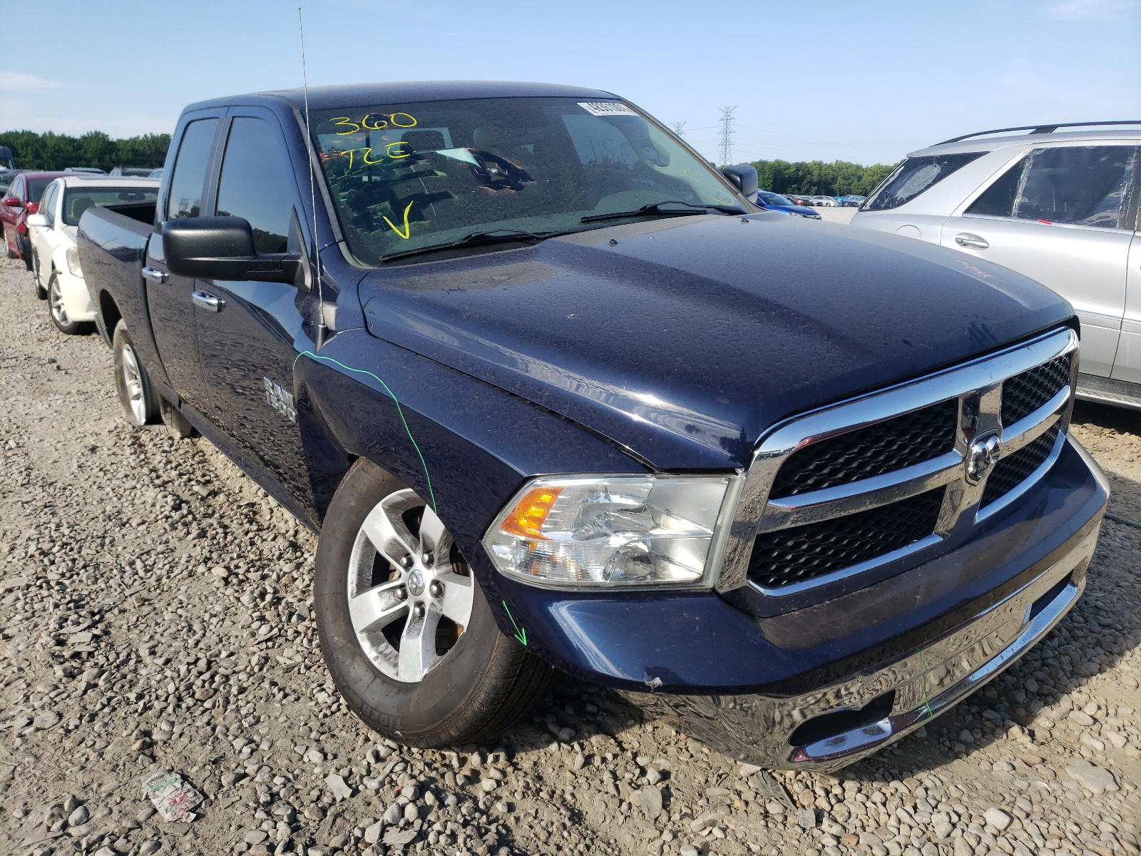 RAM 1500 SLT 2015 with VIN 1C6RR6GG7FS553235 - Photo from auction