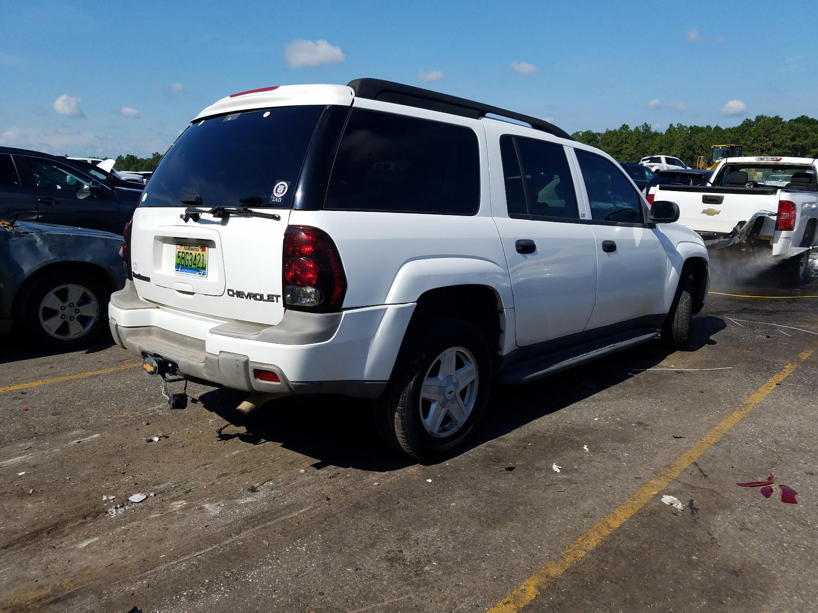 Photo 4 from auction – 2003 CHEVROLET TRAILBLAZE with VIN 1GNES16P536234315