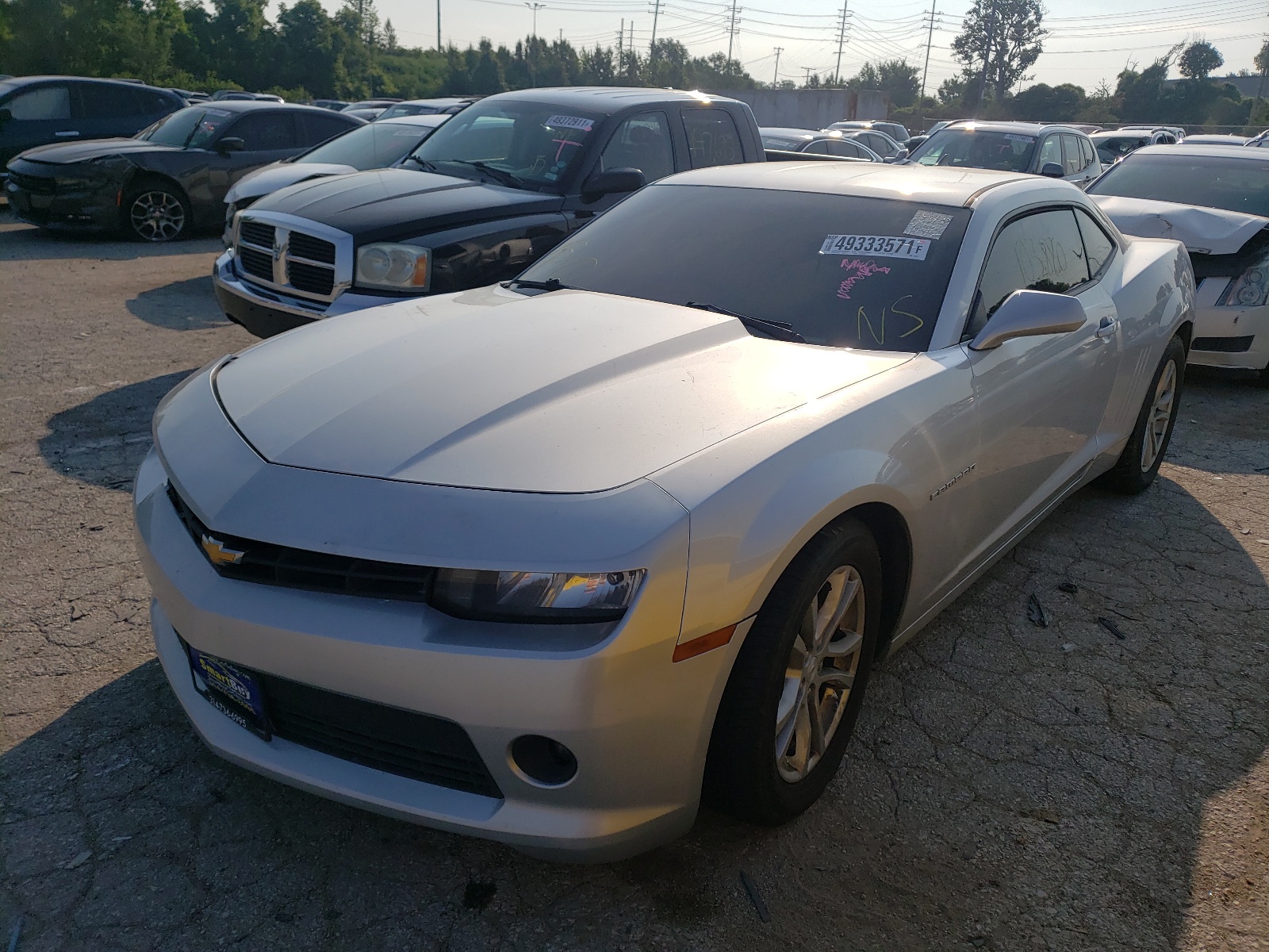 Photo 2 from auction – 2014 CHEVROLET CAMARO LT with VIN 2G1FB1E36E9279084