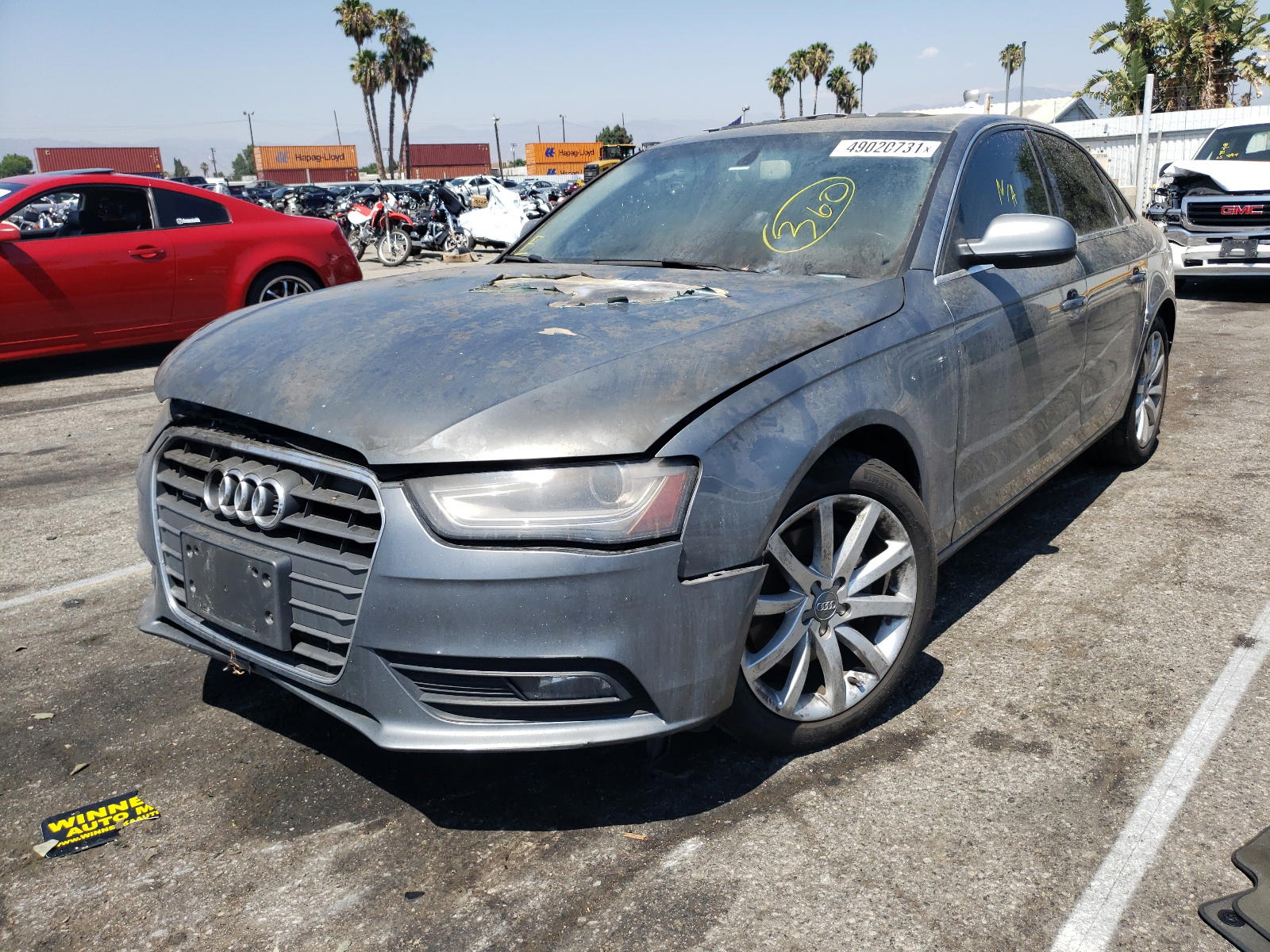 Photo 2 from auction – 2013 AUDI A4 PREMIUM with VIN WAUFFAFL4DN026977