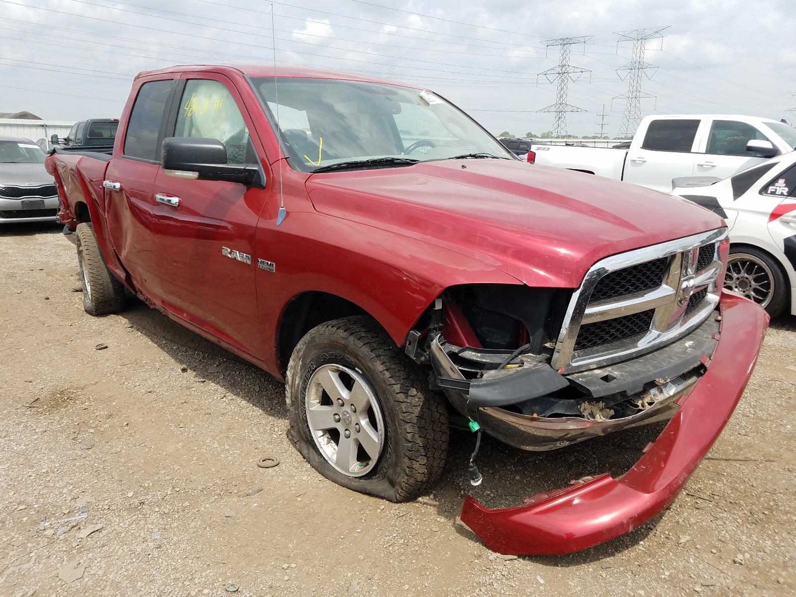 DODGE RAM 1500 2009 with VIN 1D3HV18TX9S765167 - Photo from auction