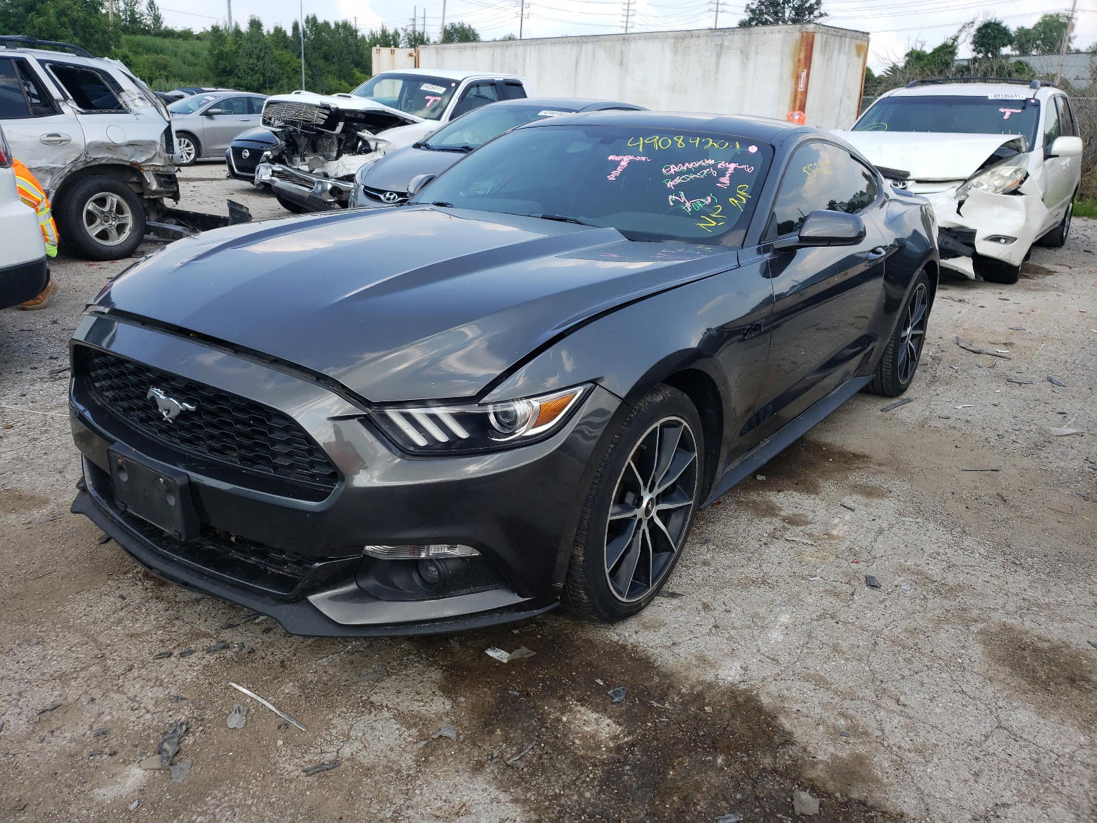 Photo 2 from auction – 2017 FORD MUSTANG with VIN 1FA6P8TH0H5323331