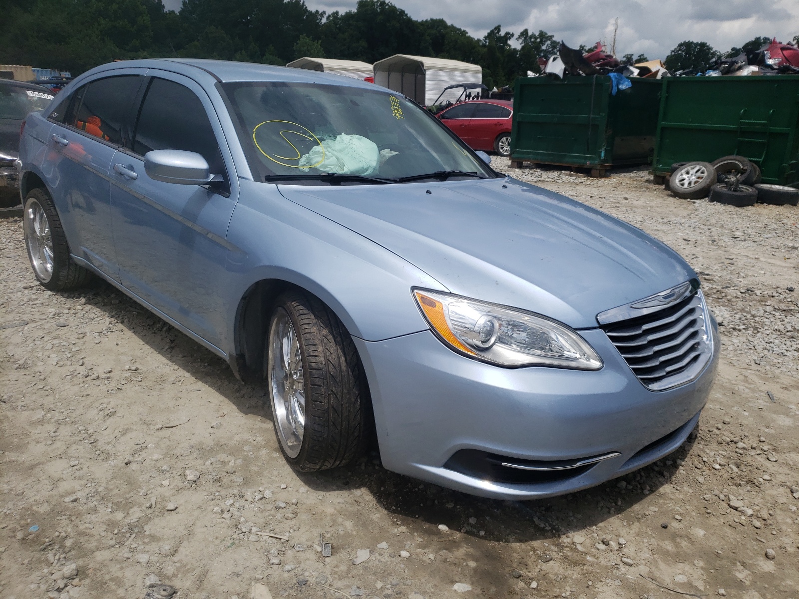 CHRYSLER 200 LX 2014 with VIN 1C3CCBAG6EN178814 - Photo from auction