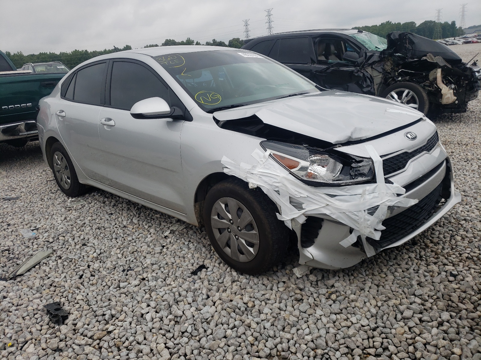 KIA RIO S 2019 with VIN 3KPA24AB7KE230893 - Photo from auction
