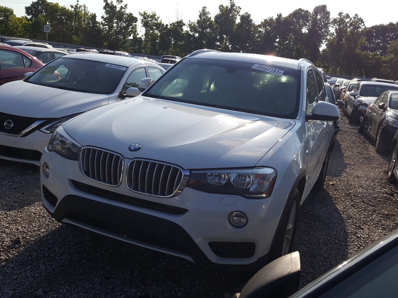 Photo 2 from auction – 2017 BMW X3 SDRIVE2 with VIN 5UXWZ7C38H0X41456