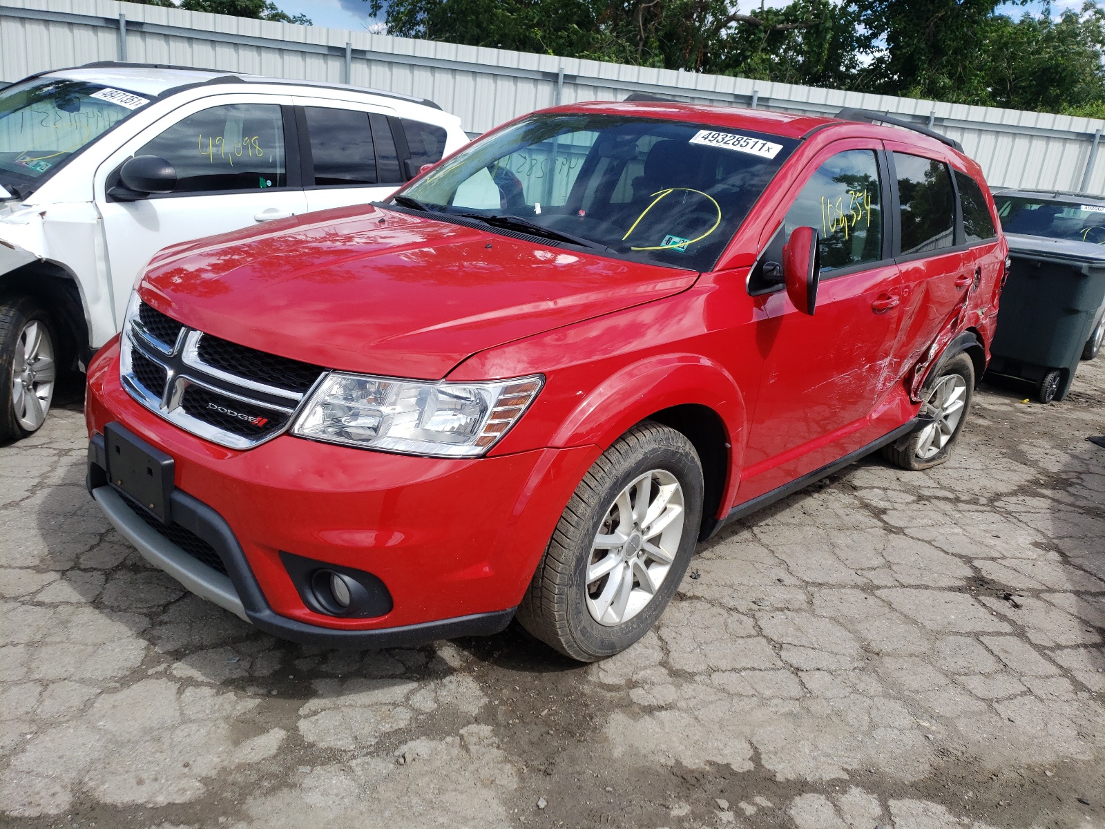 Photo 2 from auction – 2013 DODGE JOURNEY SX with VIN 3C4PDCBB0DT713511