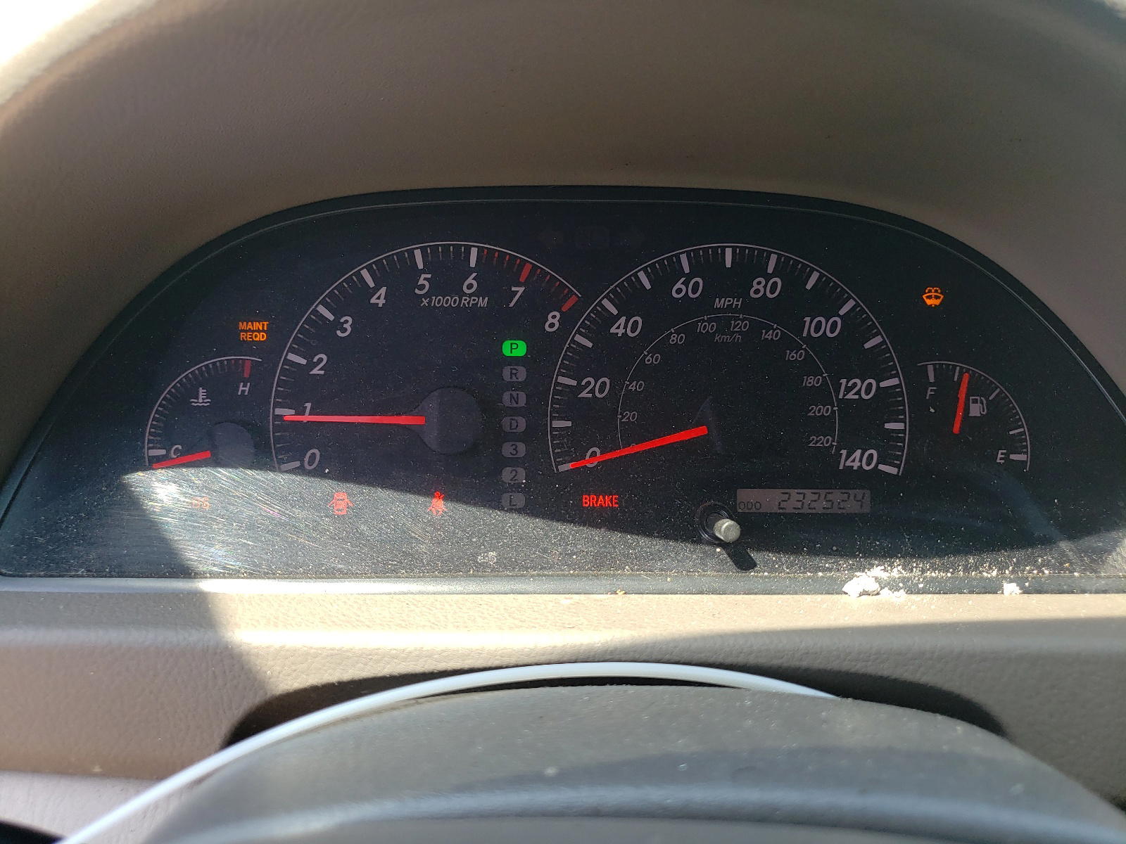 Photo 8 from auction – 2005 TOYOTA CAMRY with VIN 4T1BF32K85U597935