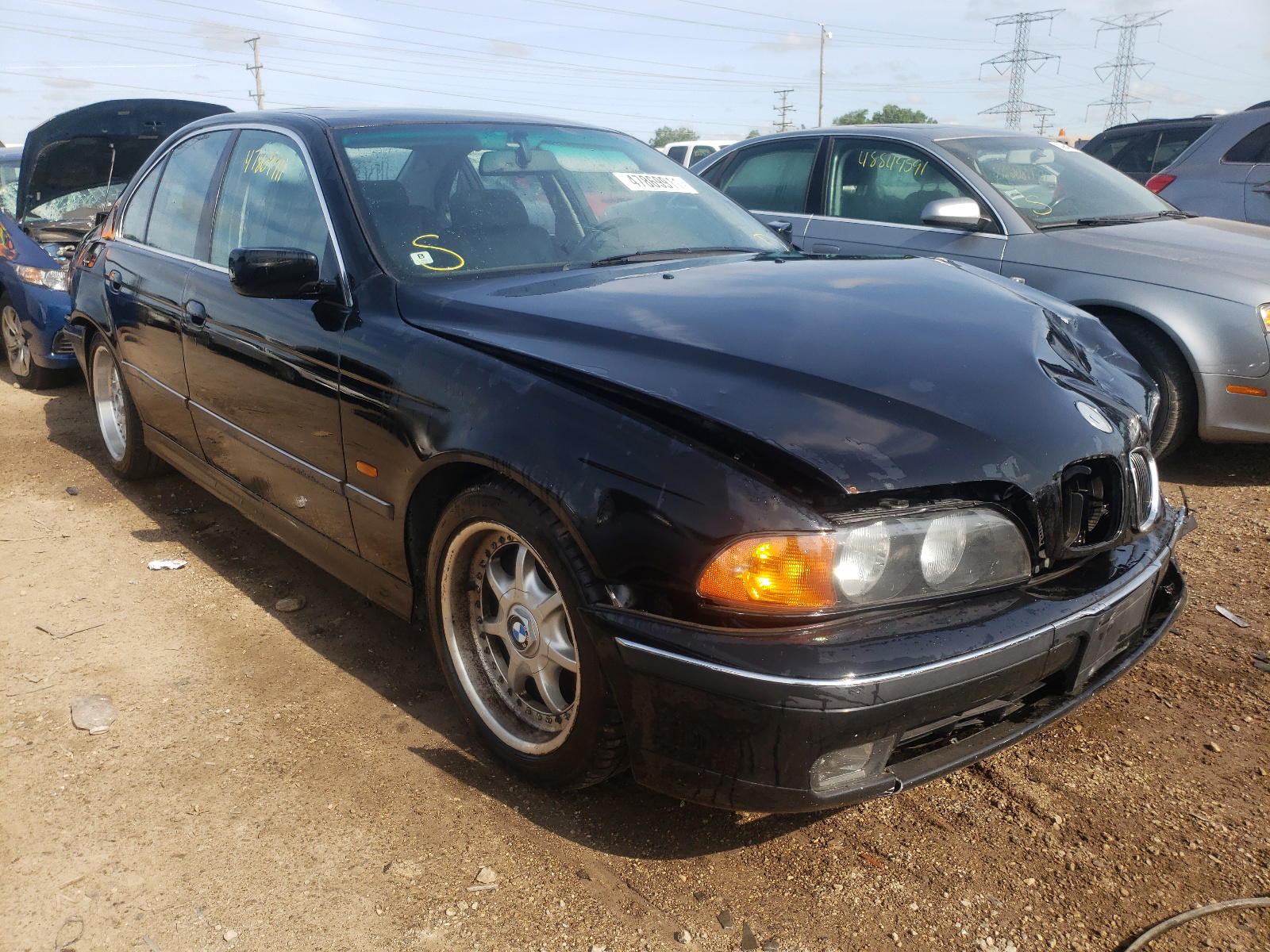 BMW 540 I 1997 with VIN WBADE5321VBV91252 - Photo from auction