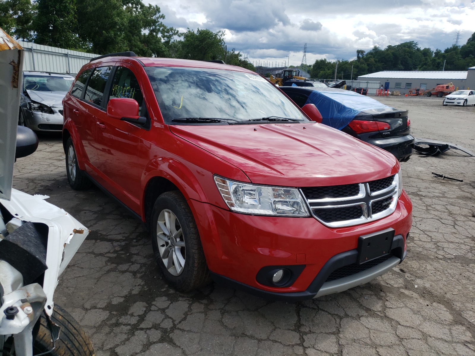 DODGE JOURNEY SX 2013 with VIN 3C4PDCBB0DT713511 - Photo from auction