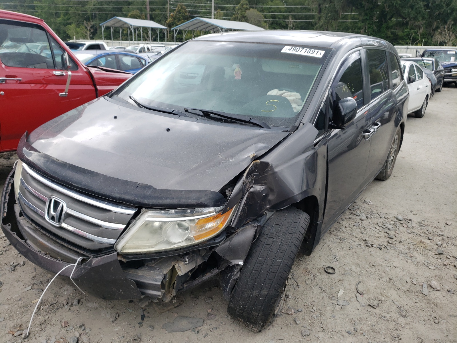 Photo 2 from auction – 2012 HONDA ODYSSEY EX with VIN 5FNRL5H66CB125109