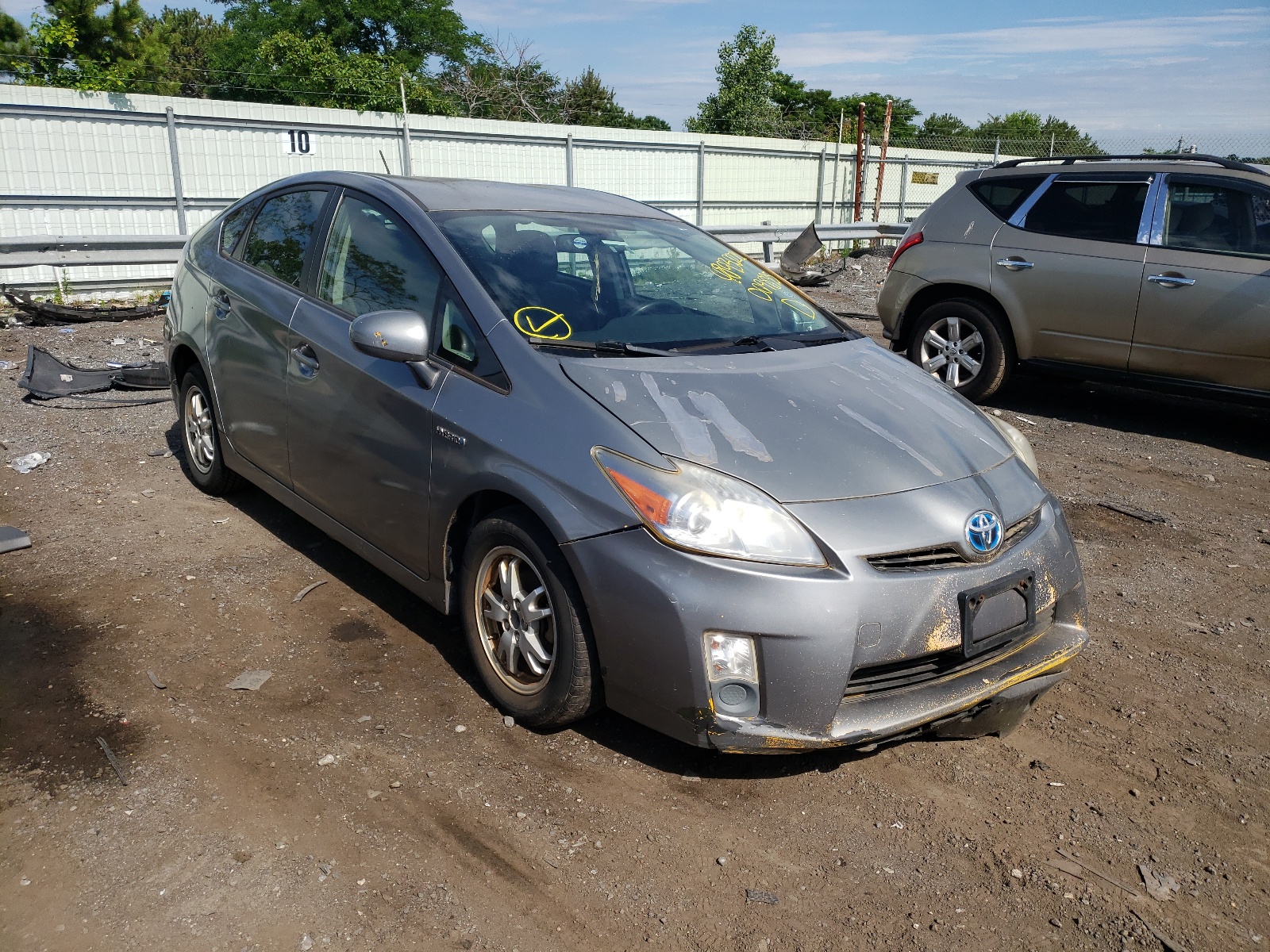 TOYOTA PRIUS 2010 with VIN JTDKN3DUXA0009895 - Photo from auction