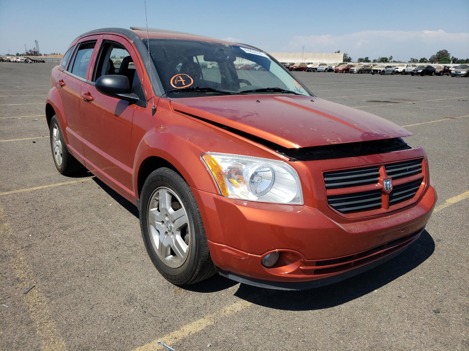 DODGE CALIBER SX 2009 with VIN 1B3HB48A29D164147 - Photo from auction