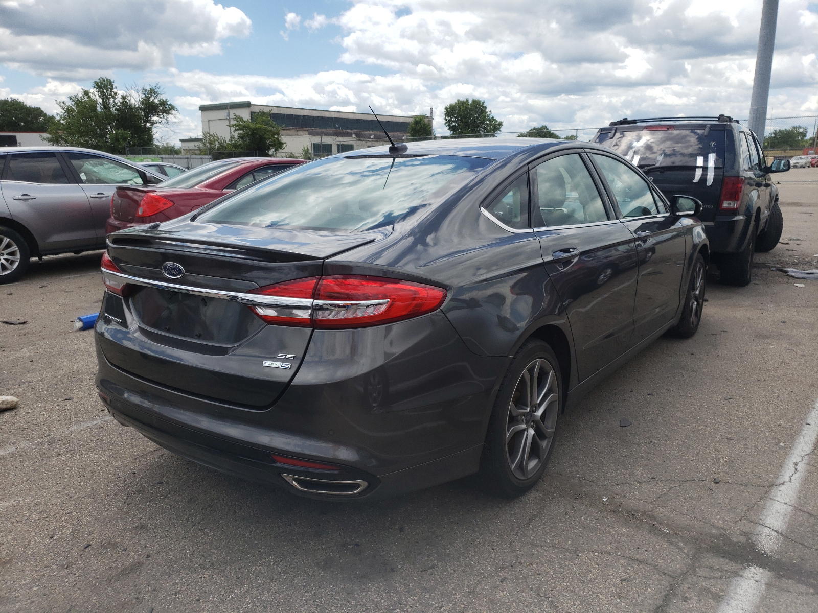 Photo 4 from auction – 2017 FORD FUSION with VIN 3FA6P0T95HR145276