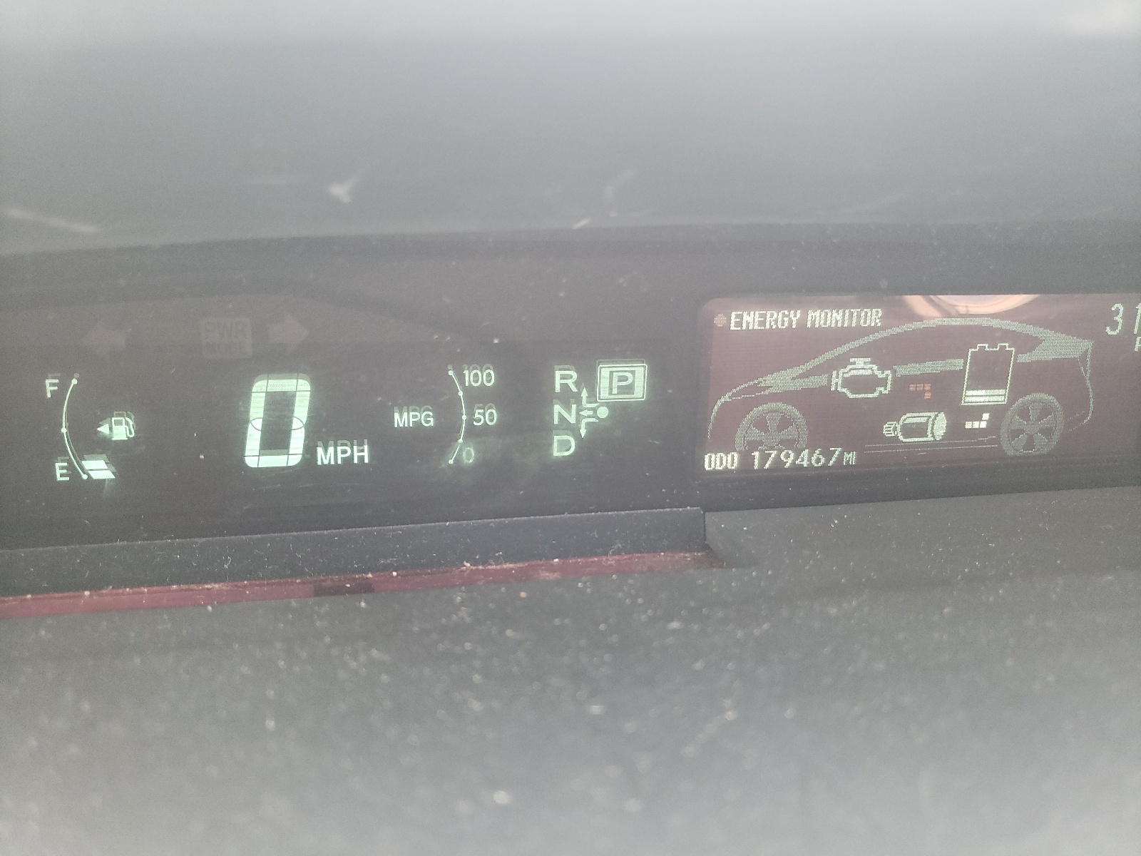 Photo 8 from auction – 2010 TOYOTA PRIUS with VIN JTDKN3DUXA0009895