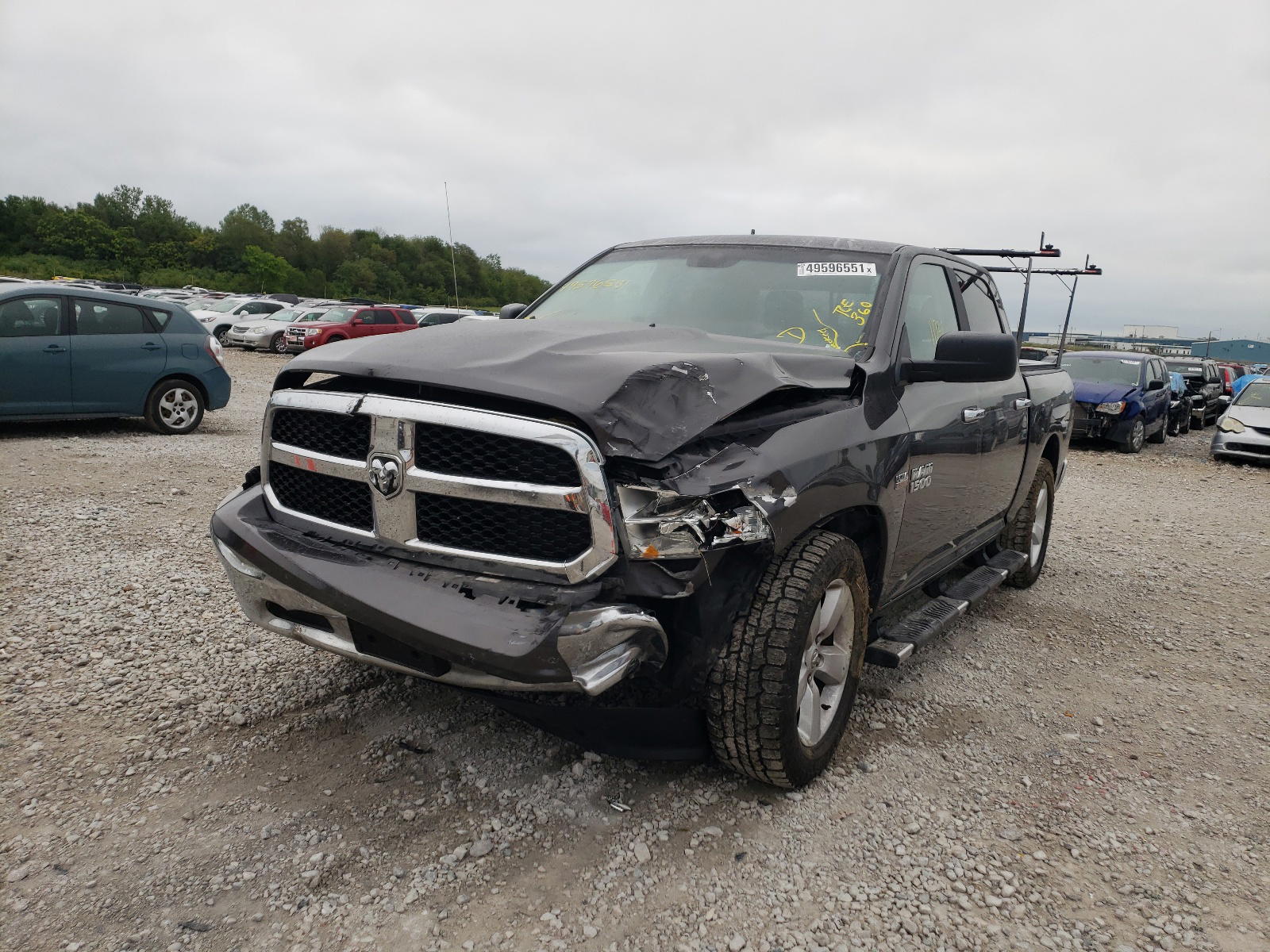 Photo 2 from auction – 2018 RAM 1500 SLT with VIN 1C6RR7LT0JS249228