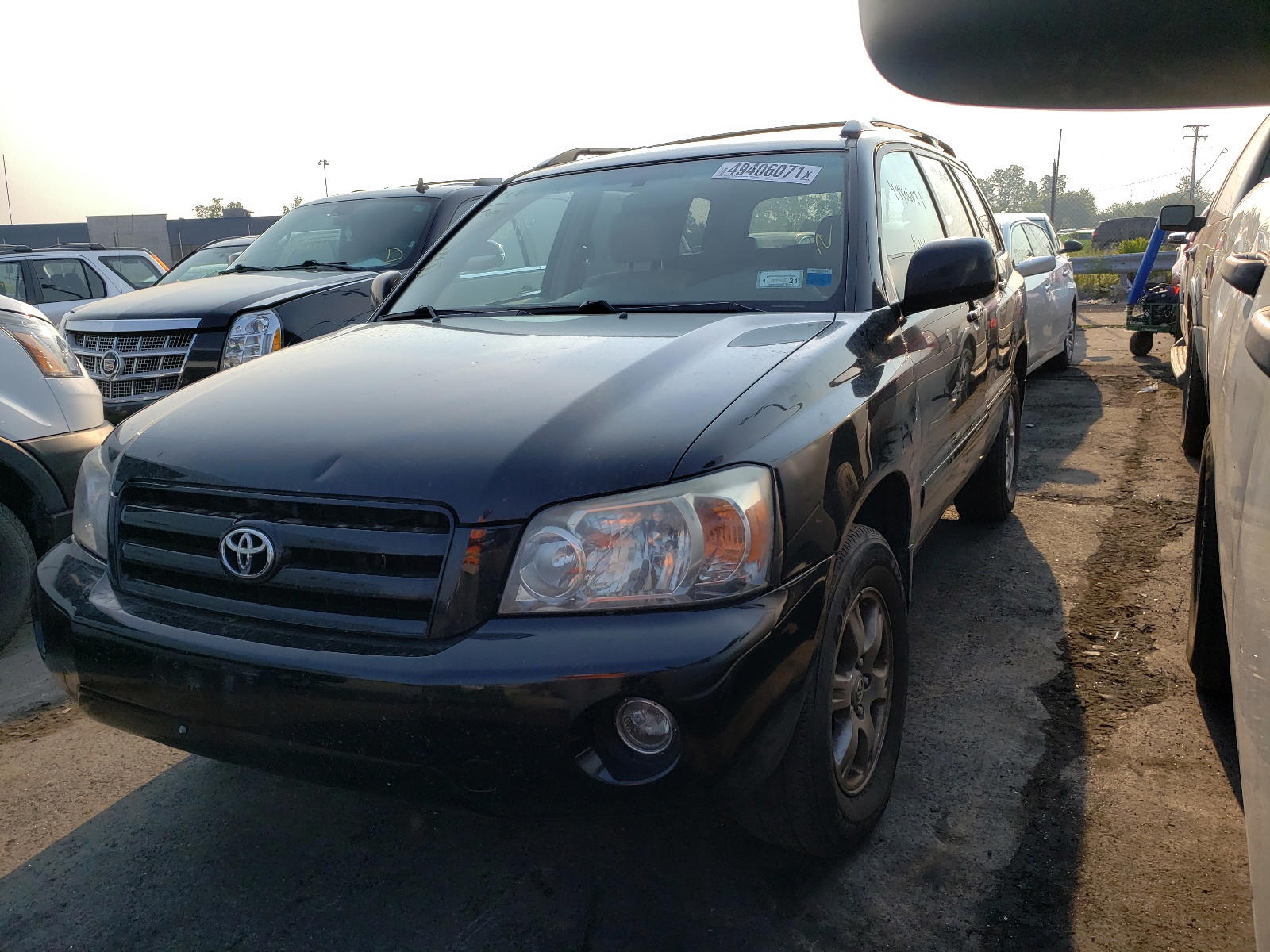 Photo 2 from auction – 2007 TOYOTA HIGHLANDER with VIN JTEHP21A870216850