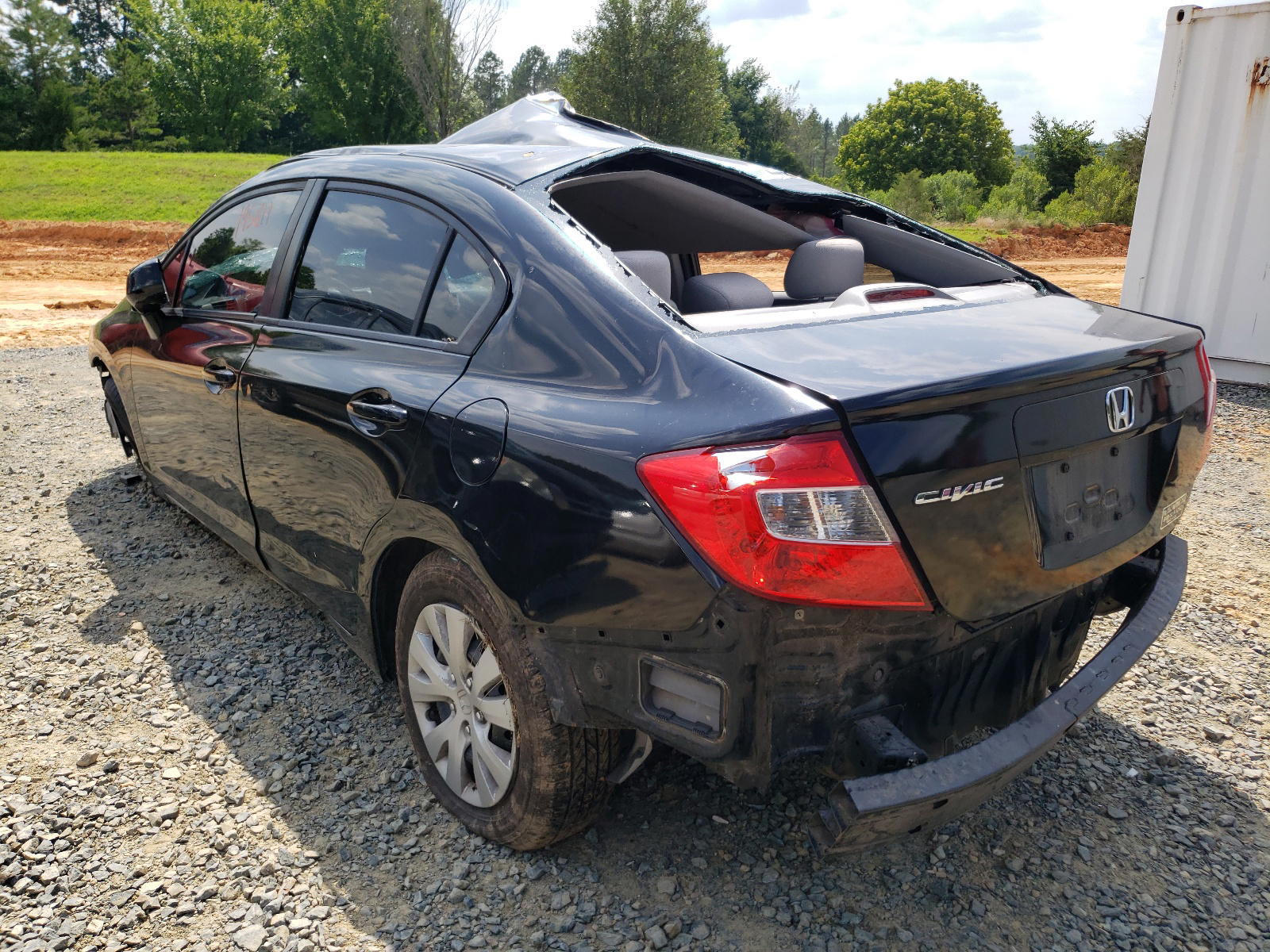 Photo 3 from auction – 2012 HONDA CIVIC LX with VIN 2HGFB2F56CH322419