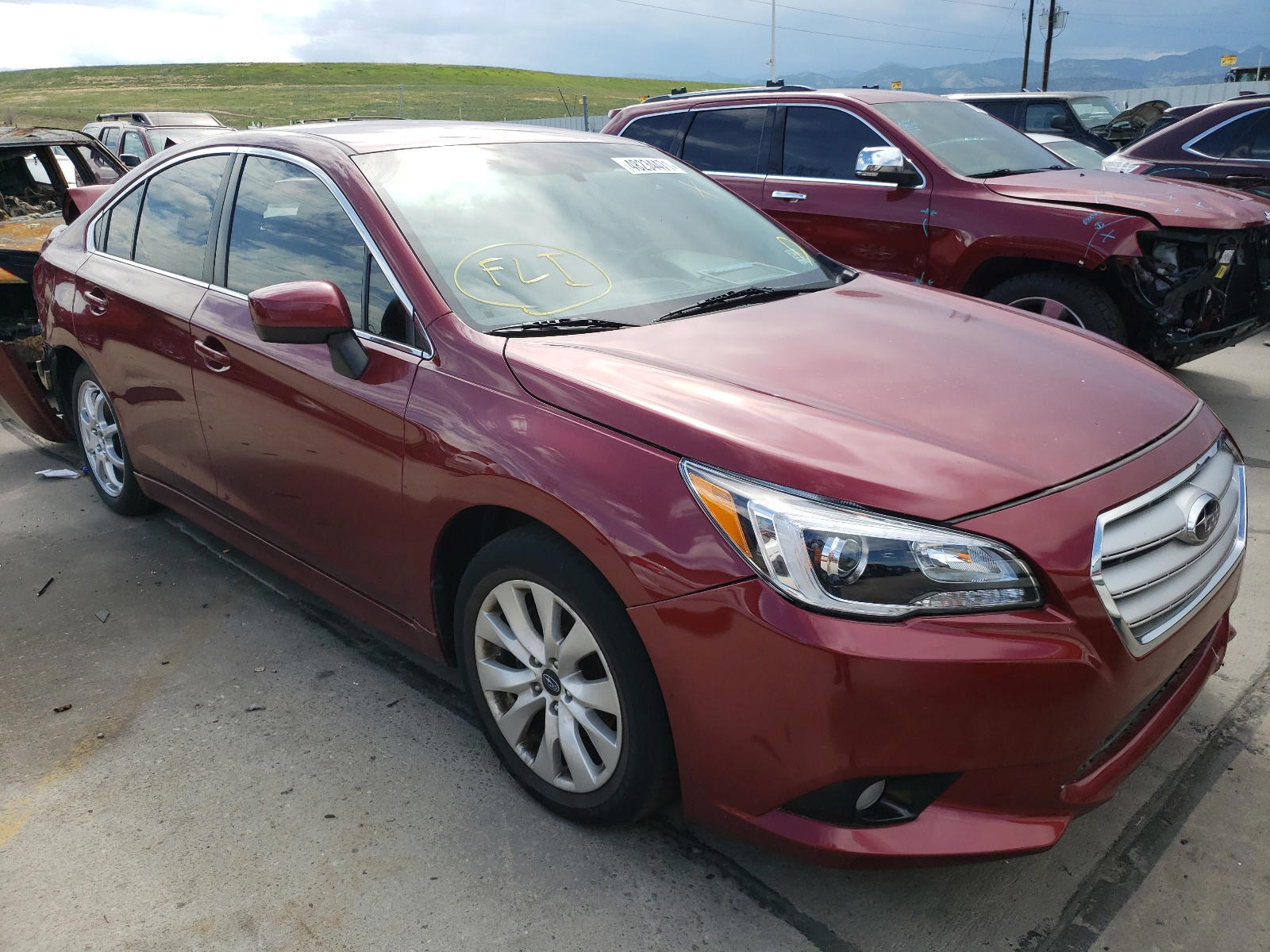 SUBARU LEGACY 2.5 2017 with VIN 4S3BNAC68H3067648 - Photo from auction