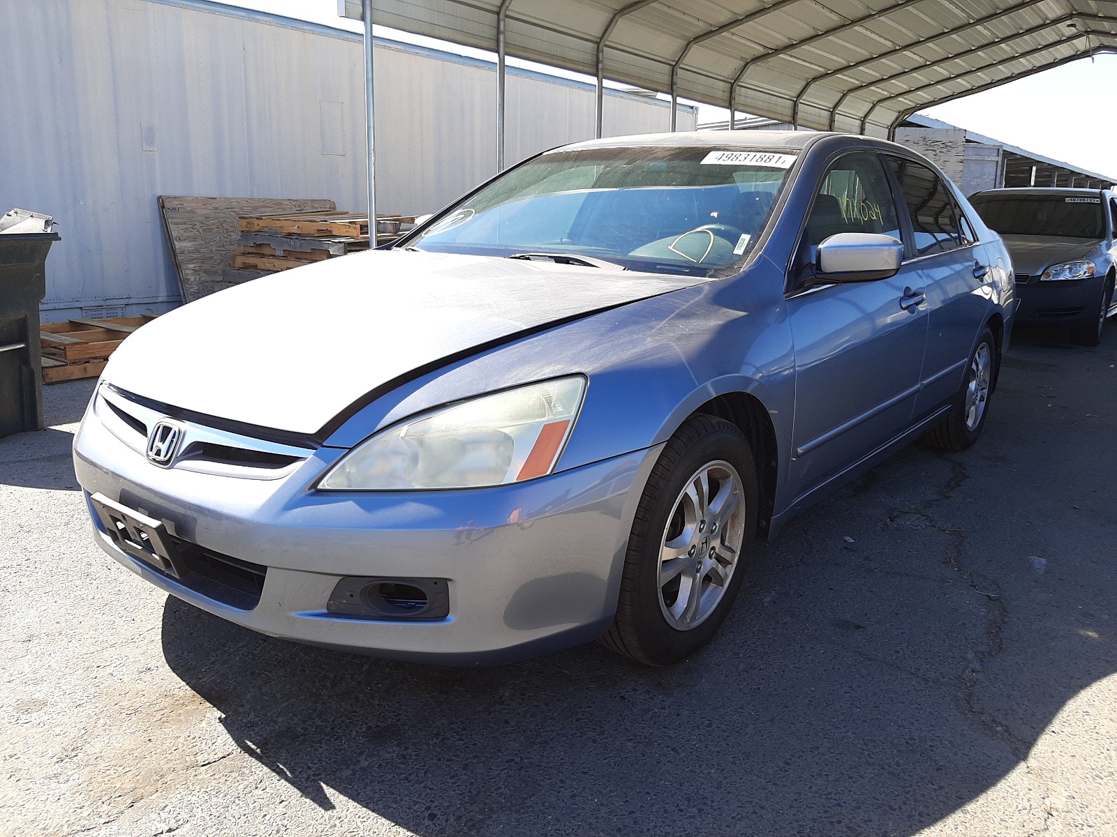 Photo 2 from auction – 2007 HONDA ACCORD EX with VIN 1HGCM56897A086992