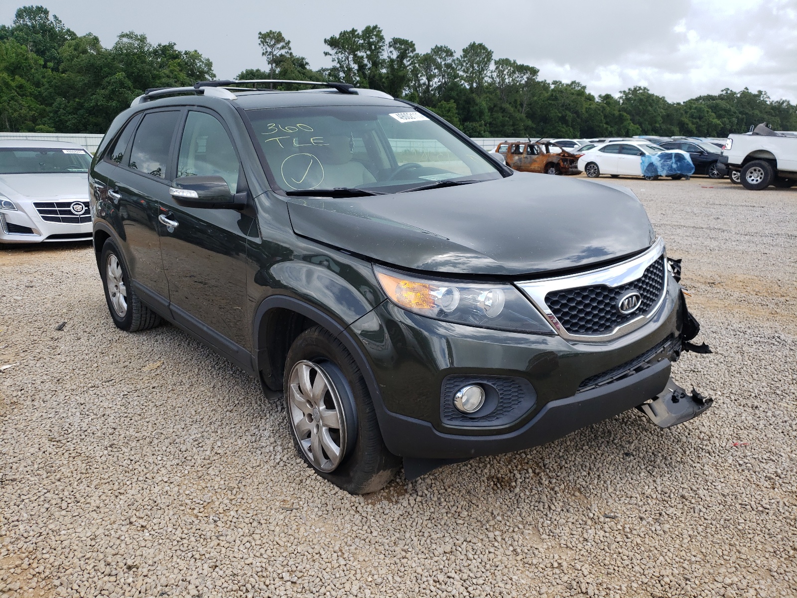 KIA SORENTO BA 2012 with VIN 5XYKT4A64CG279834 - Photo from auction