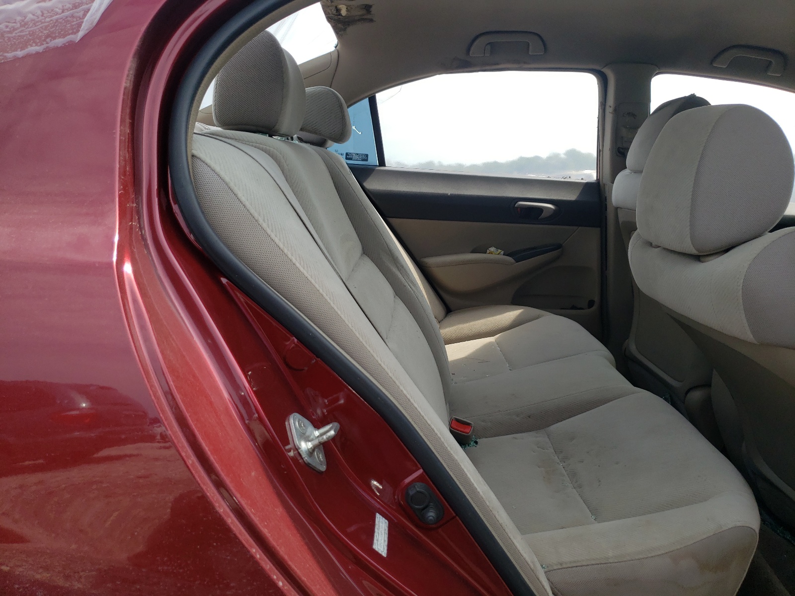 Photo 6 from auction – 2009 HONDA CIVIC LX with VIN 19XFA16569E008060