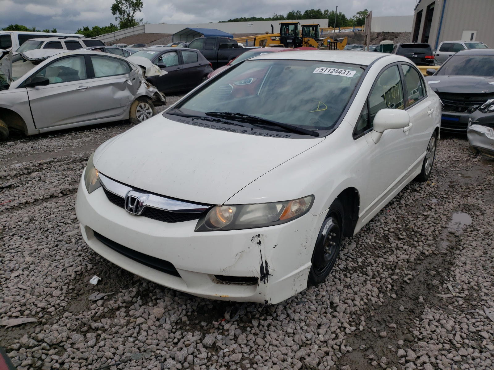 Photo 2 from auction – 2009 HONDA CIVIC LX with VIN 2HGFA16529H525975
