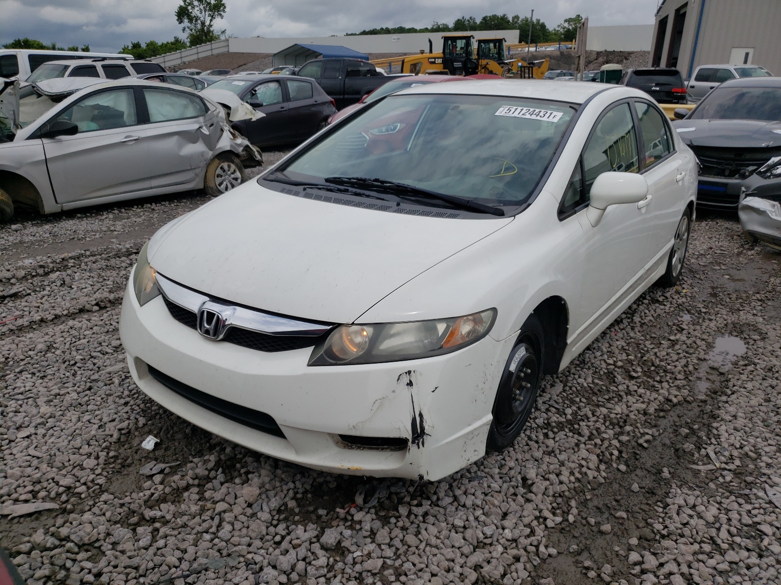 Zdjęcie 2 z aukcji – 2009 HONDA CIVIC LX z VIN 2HGFA16529H525975
