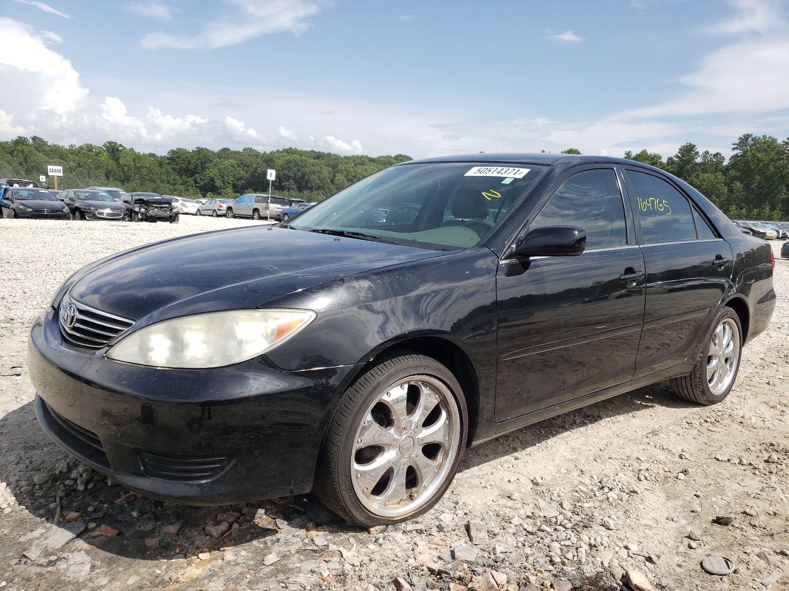 Photo 2 from auction – 2005 TOYOTA CAMRY LE with VIN 4T1BE32K85U600352