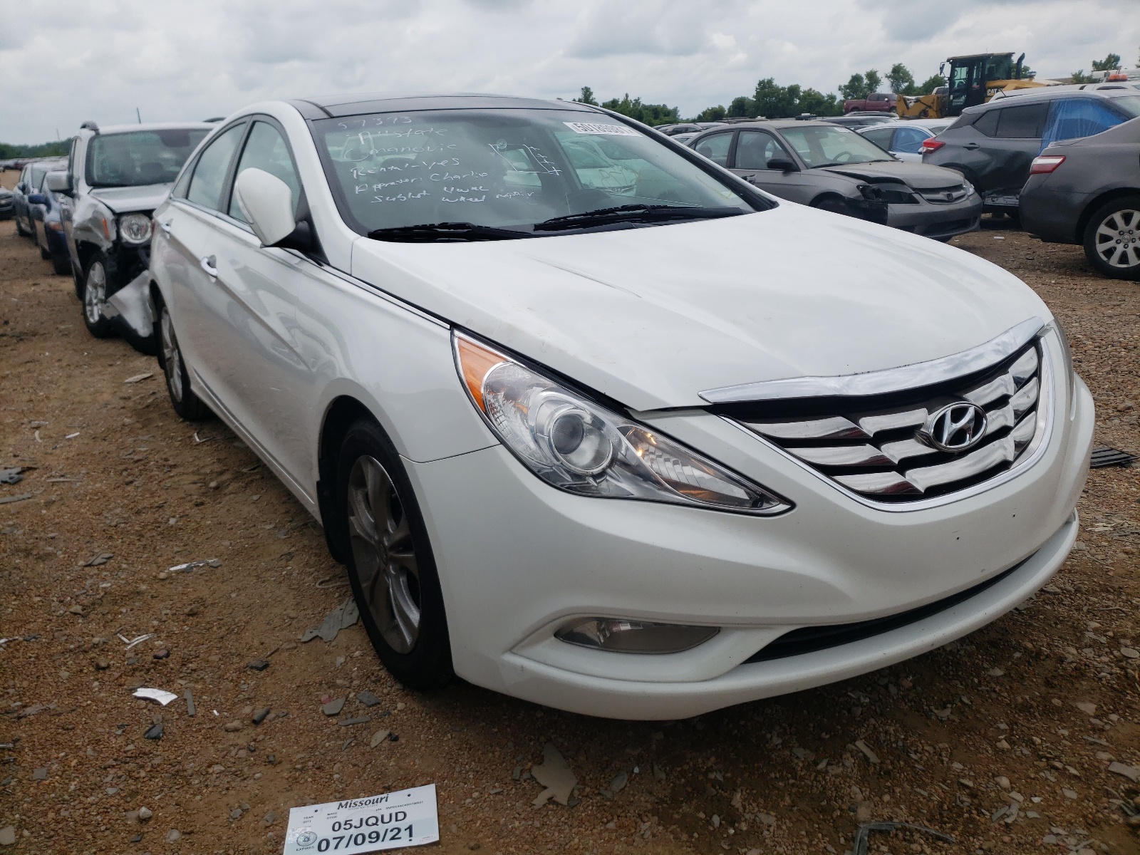 HYUNDAI SONATA SE 2013 with VIN 5NPEC4ACXDH706821 - Photo from auction